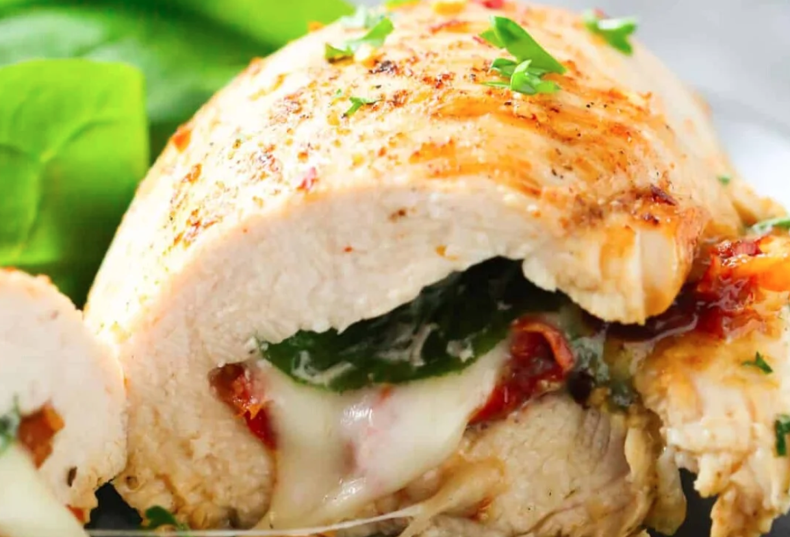 Mediterranean  Stuffed Chicken