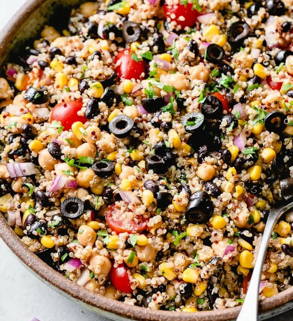 Mediterranean Corn & Quinoa Salad