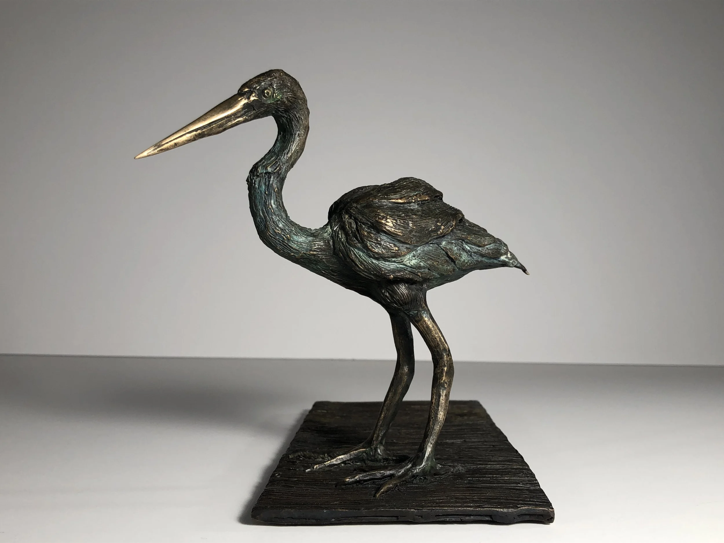 Bronze Heron -private collection