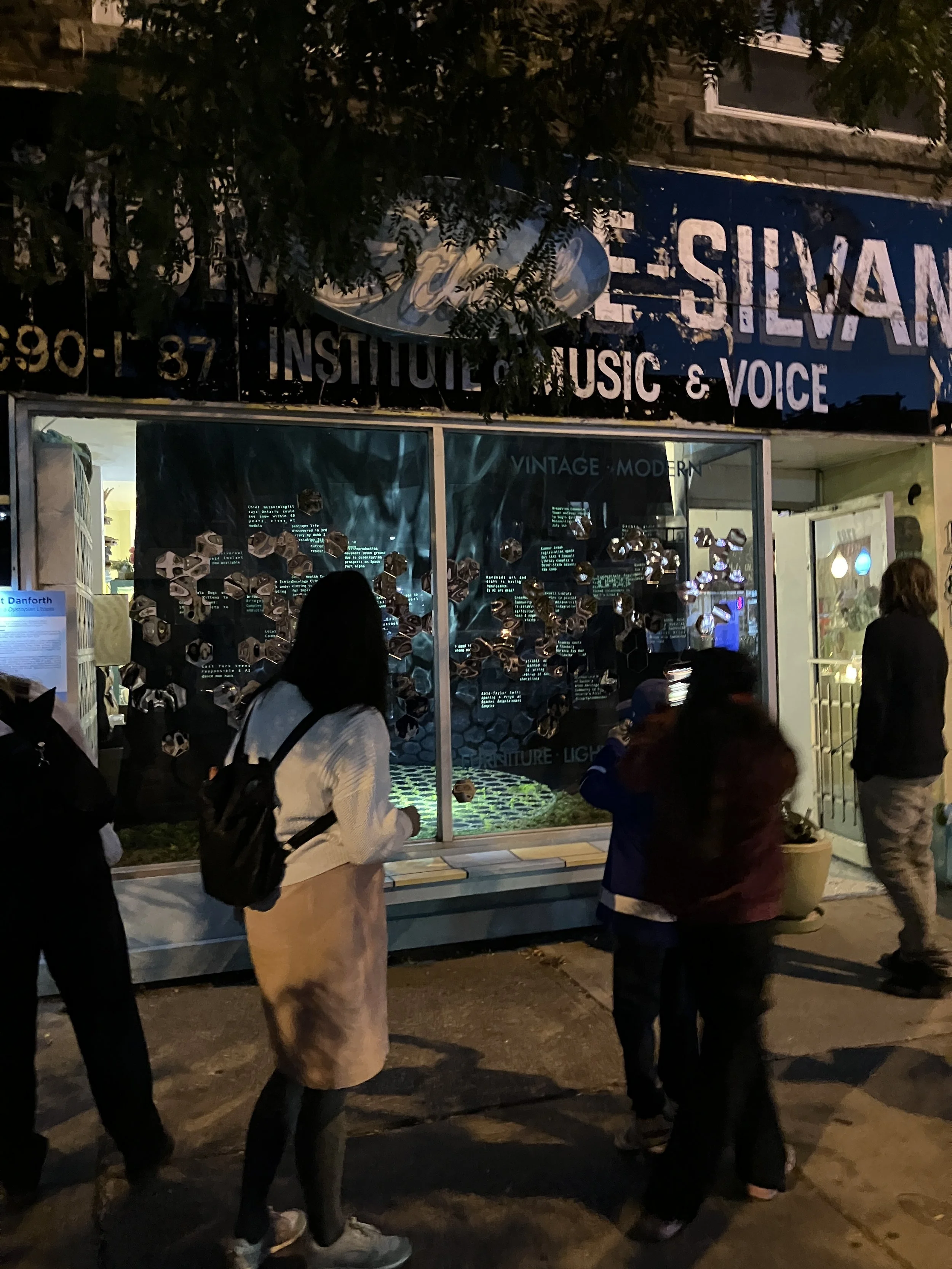 Reflective Foresight for a Dystopian Utopia, 2023 East End Arts Nuit Blanche 