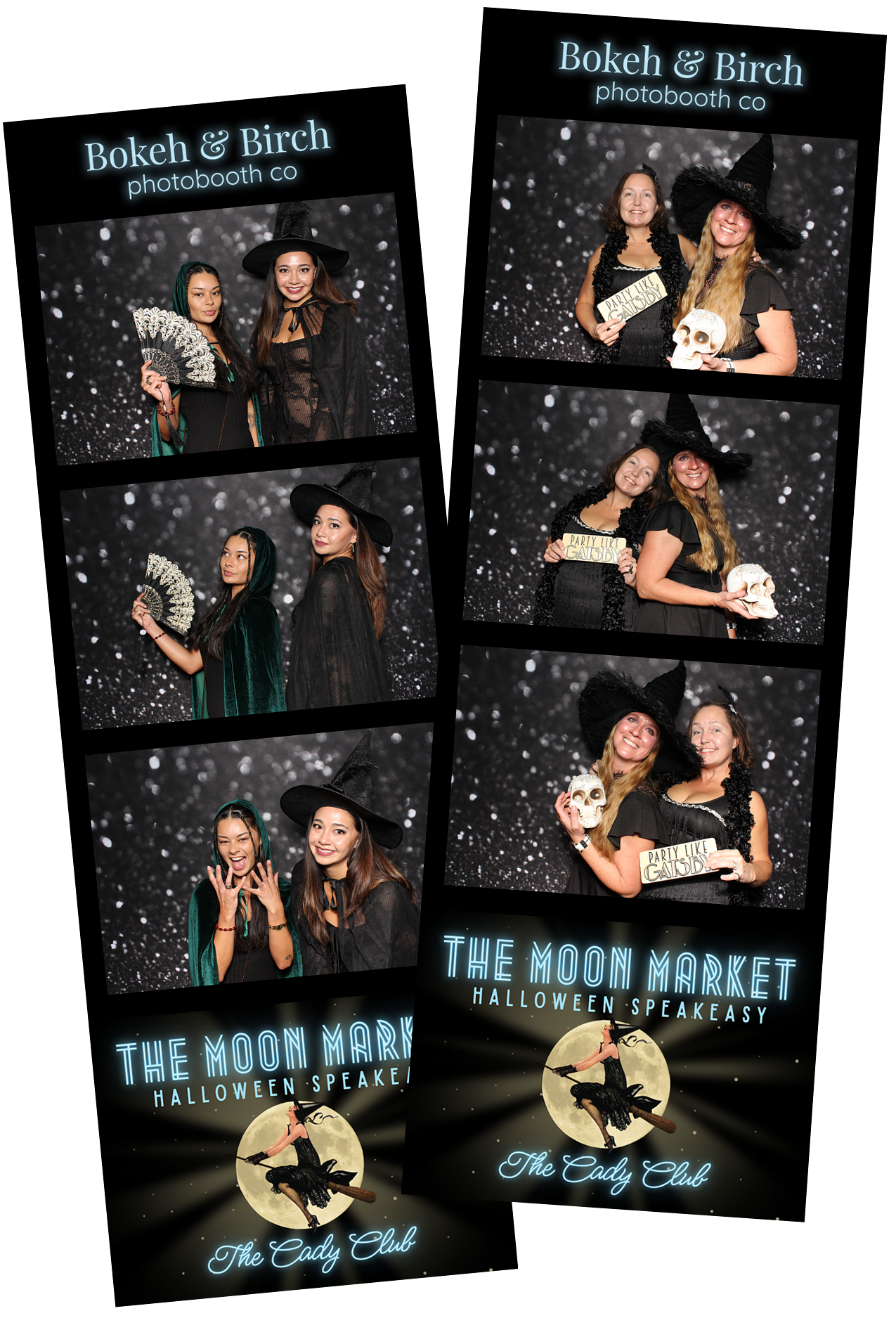 Halloween Speakeasy Photo Booth Prints