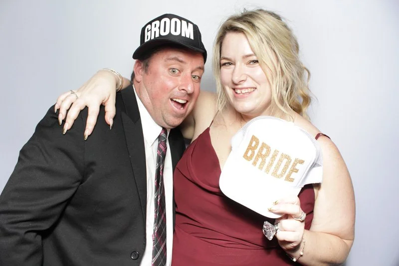 Wedding at Winterbourne Inn, Orange Park, Florida.  Wedding Photo Booth by Bokeh & Birch photobooth co. Jacksonville photo booth rentals. Wooden photo booth