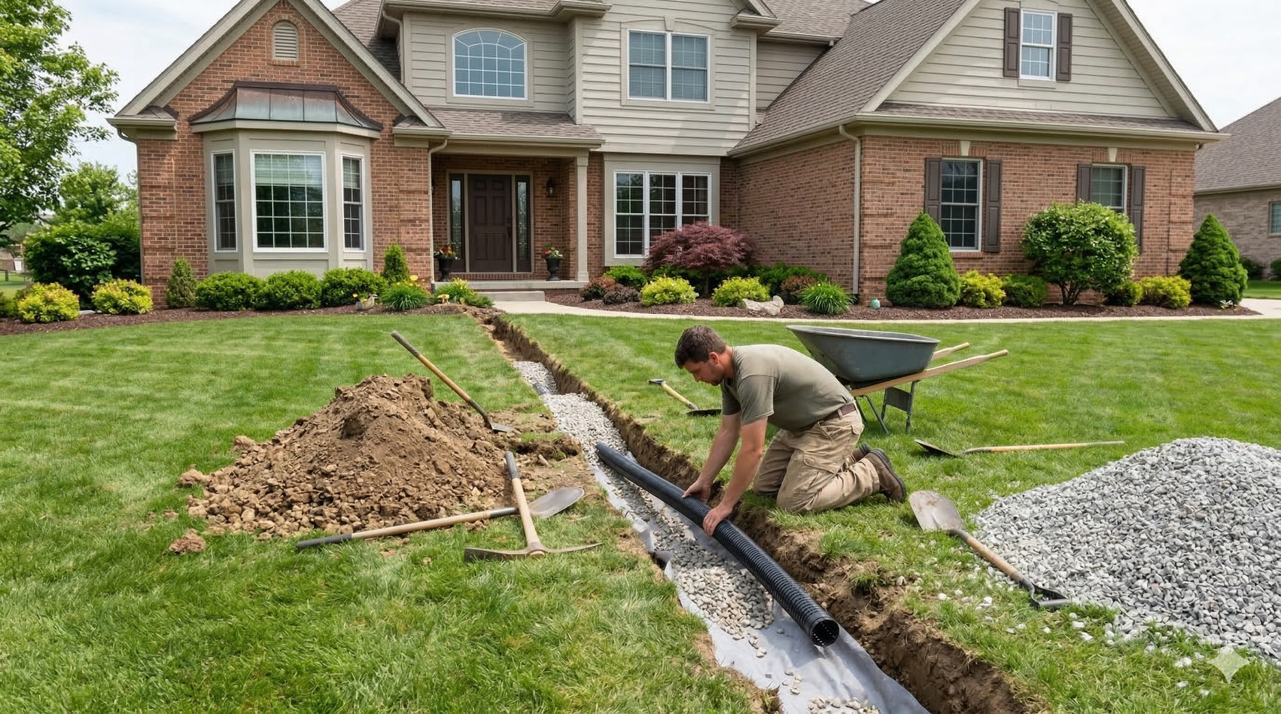 French Drains VS Dry Creek Beds