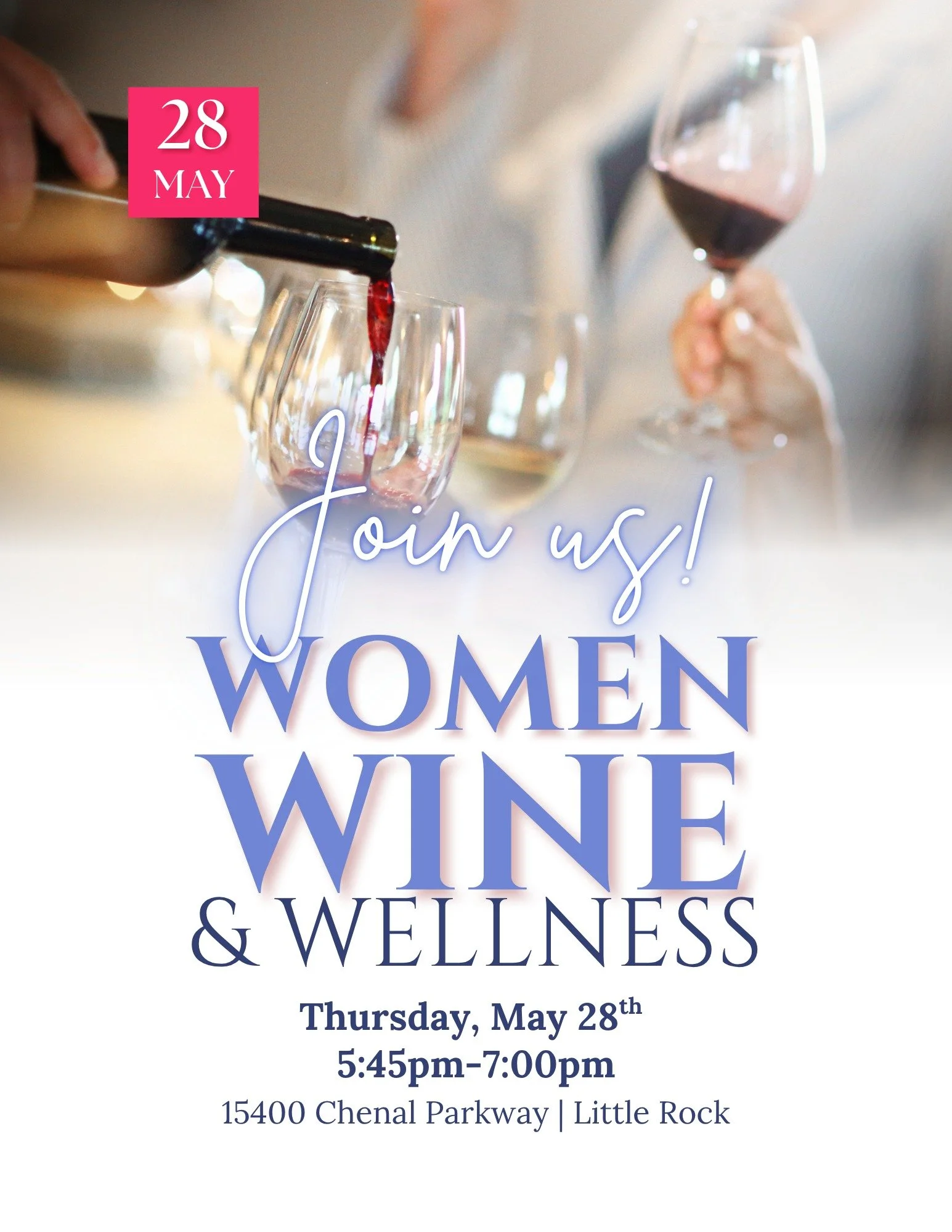 Ladies, this one is for you! 🍷✨
Our close friends at Restoration Health are hosting Women, Wine, and Wellness, and we think many of our clients would really enjoy this event.
This will be a fun evening focused on health, wellness, and connecting wit