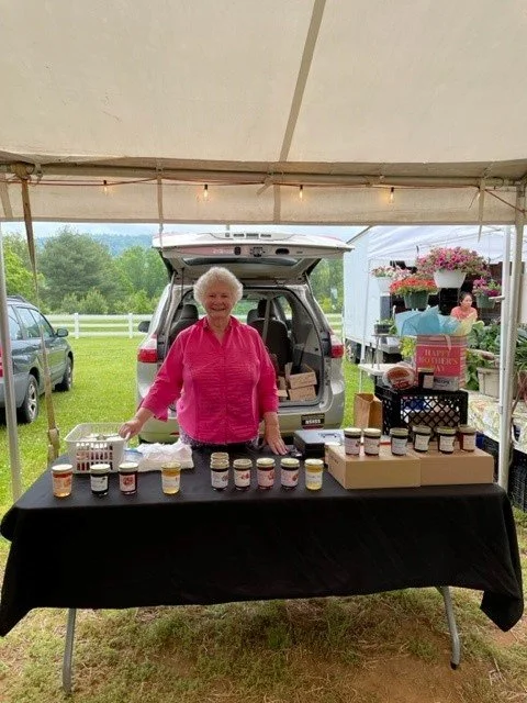 Heart of Nelson in Lovingston Virginia has bottles of infused olive oil, wines, food products, gift ideas and gift certificates. Jam, jelly and preserves offered by Rebecca Bryant of a Bryant Family Farm from Roseland Virginia.