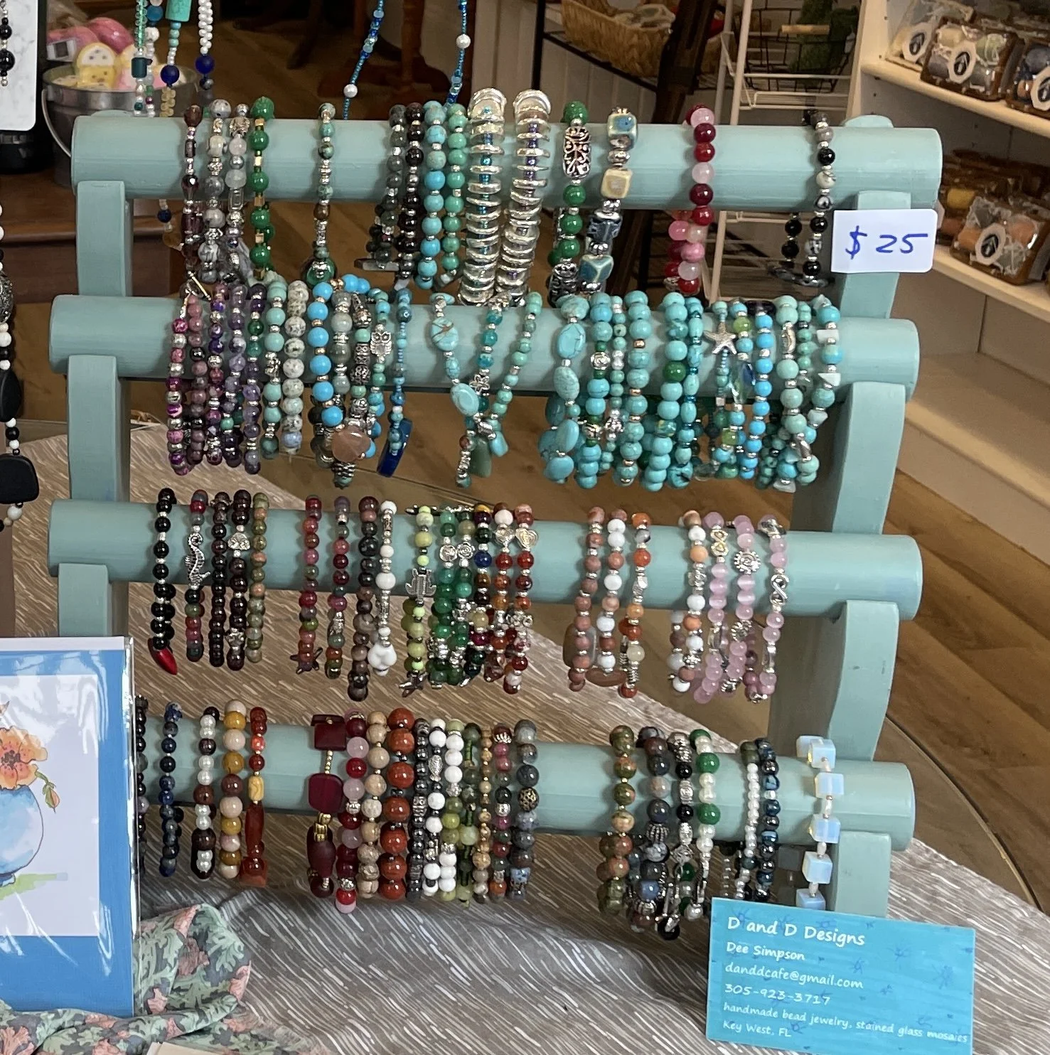 D and D jewelry display