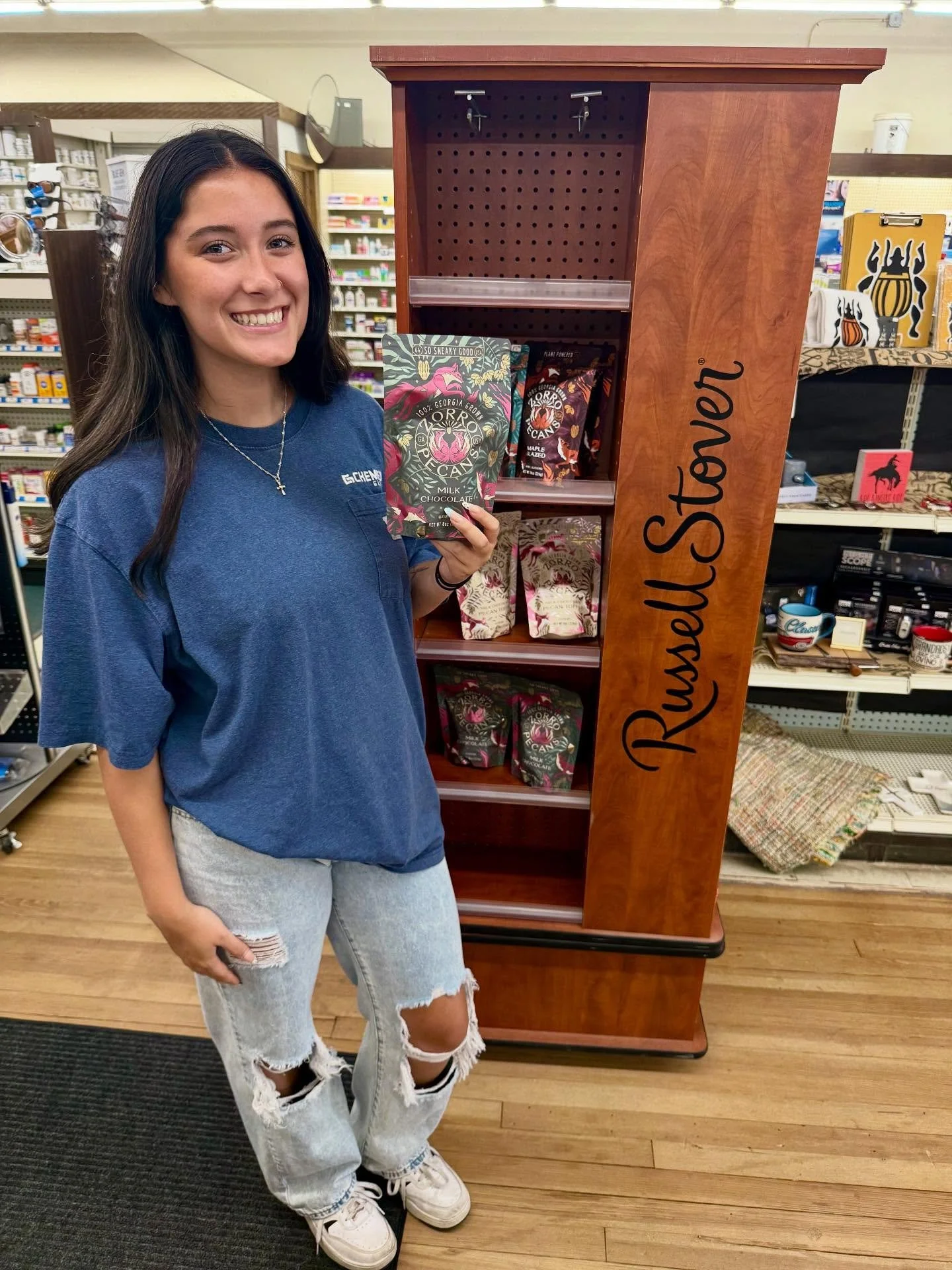 Tasty Tuesday&hellip; sure! 
This Favorite Find is tasty, nutritious and satisfying! 
Taylor&rsquo;s favorite in the store right now is the Zorro Pecans! Open, eat and repeat! Try a bag today.