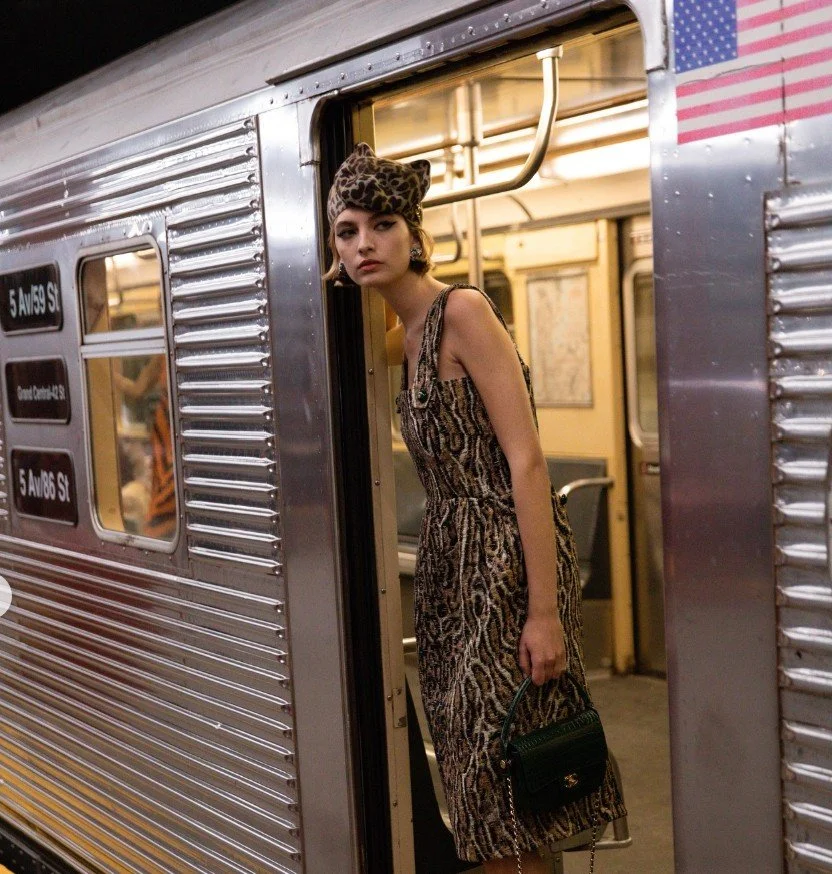 Chanel latest collection presented in NYC subway