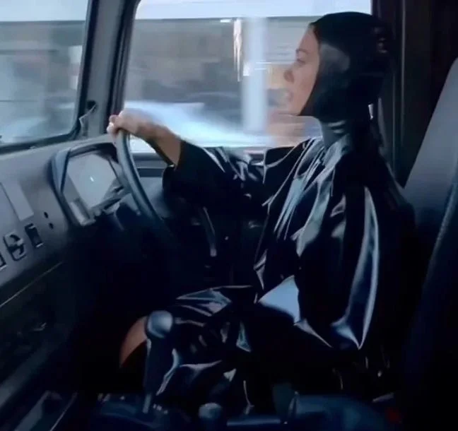 Bianca Censori, architect and director of the music video "Father," portrait, 2026.