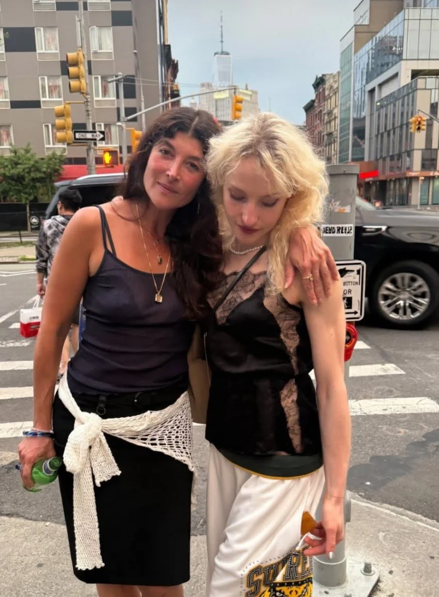 Downtown cool: artist Marika Thunder and designer Miriam Zadah Nasser 