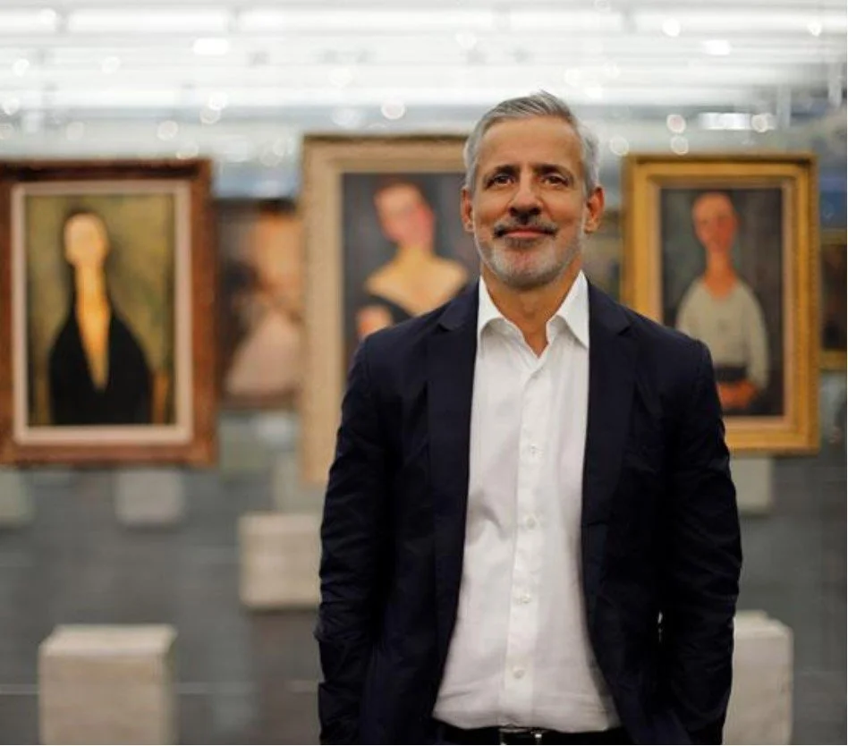 Adriano Pedrosa Brazilian curator of Venice Biennale 2024 Foreigners Everywhere predecessor to Koyo Kouoh's 2026 edition In Minor Keys