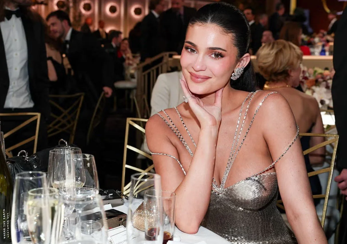 Kyle Jenner at Golden Globes