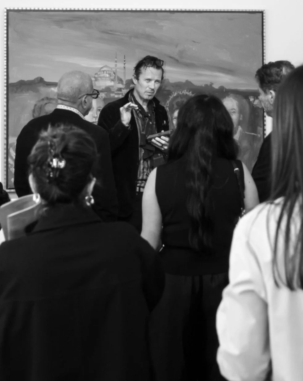 Robert Montgomery at the opening