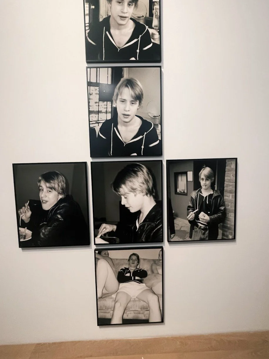 hotographs of Macaulay Culkin during his period of public seclusion, taken by Harmony Korine, on display at Perfect Nonsense, ICA Miami, 2026.