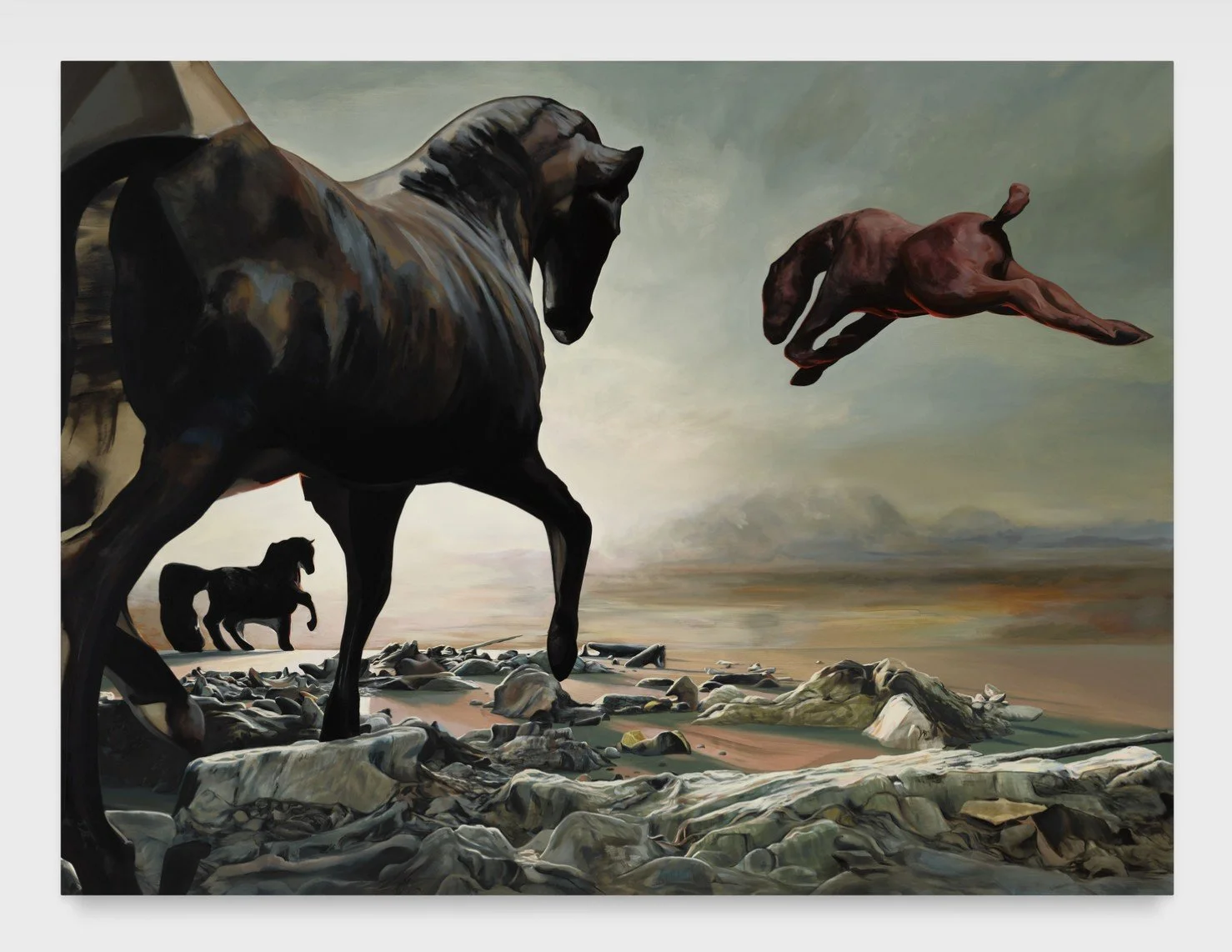 Emma Webster painting at Petzel Gallery New YOrk
