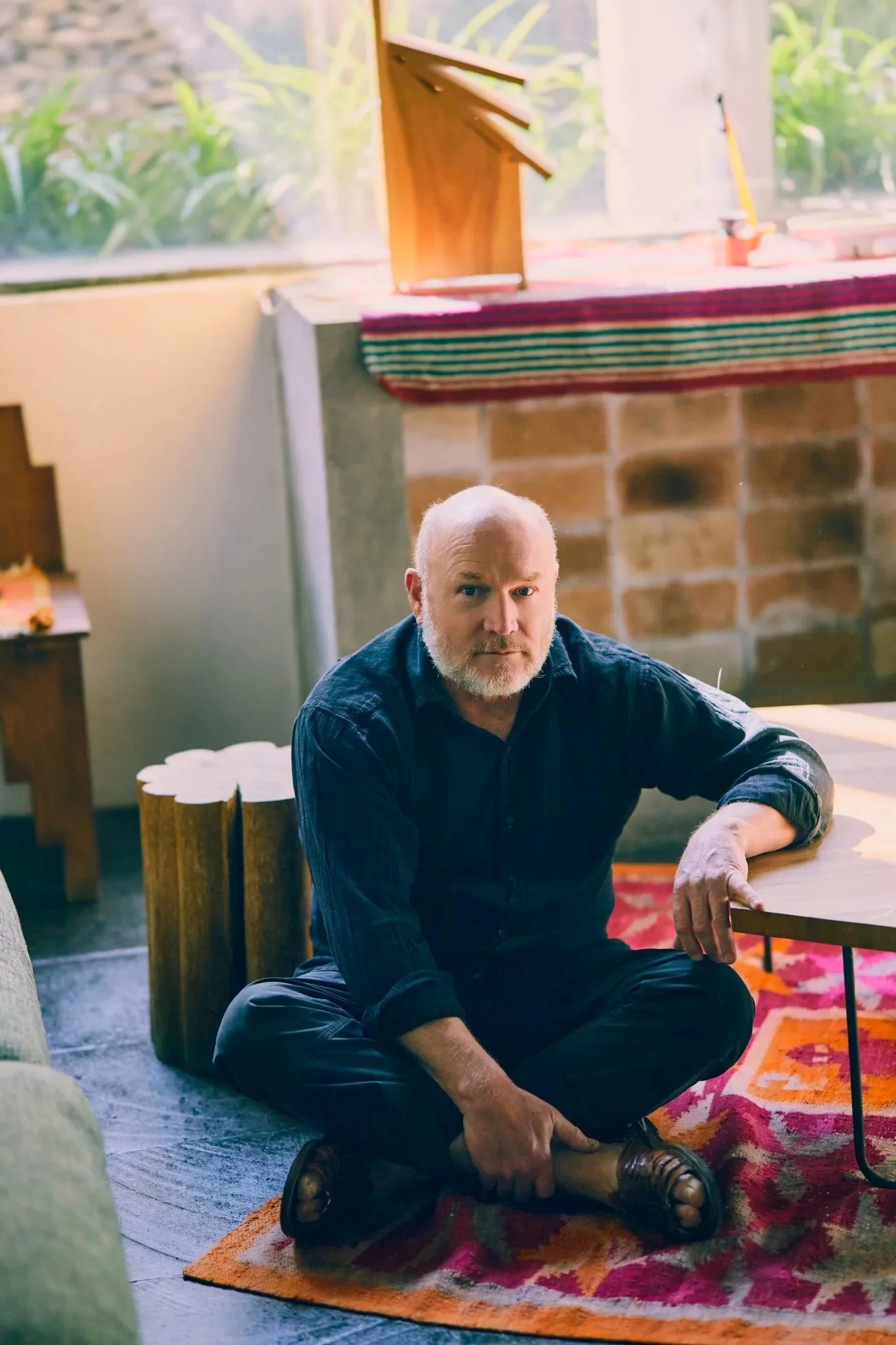 Alma Allen at his house in Mexico City