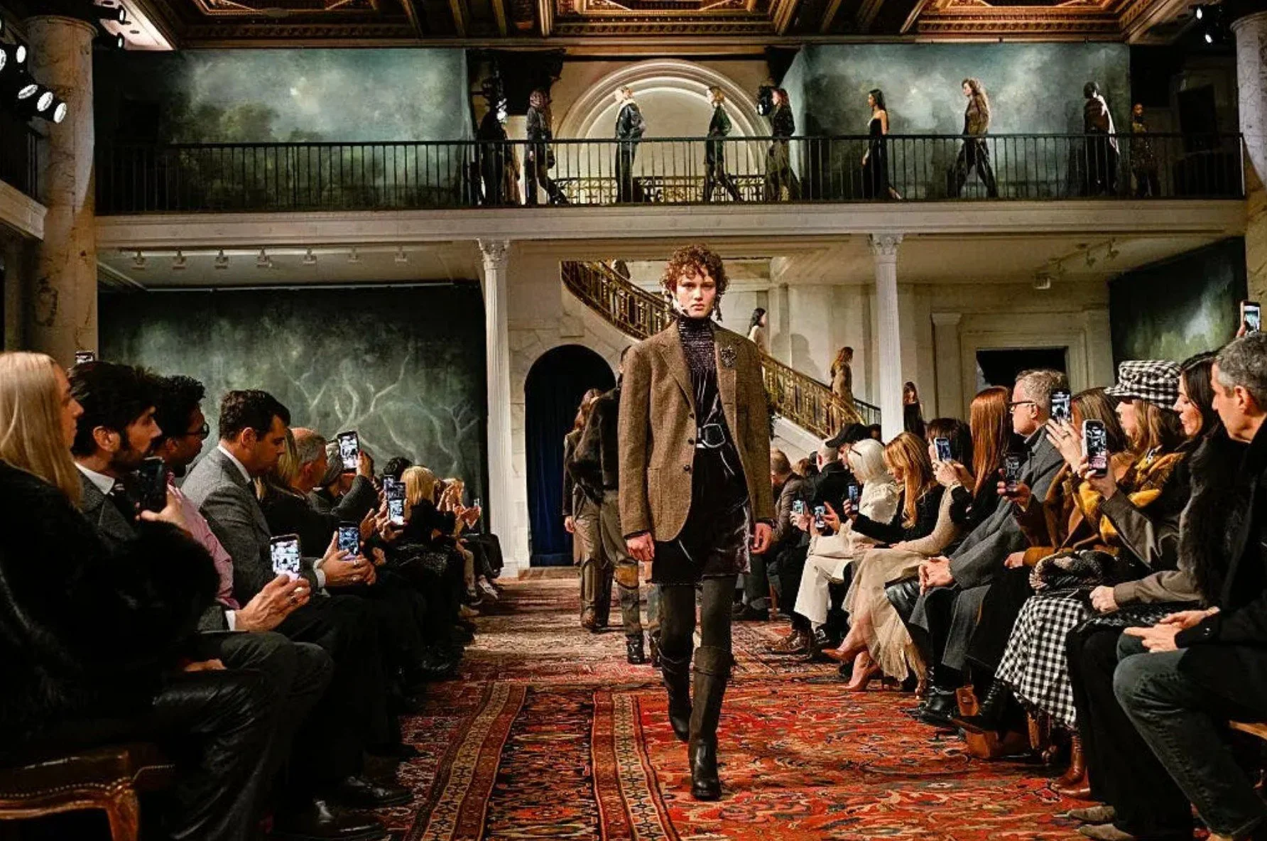 Ralph Lauren runway show at Jack Shainman gallery February 2026