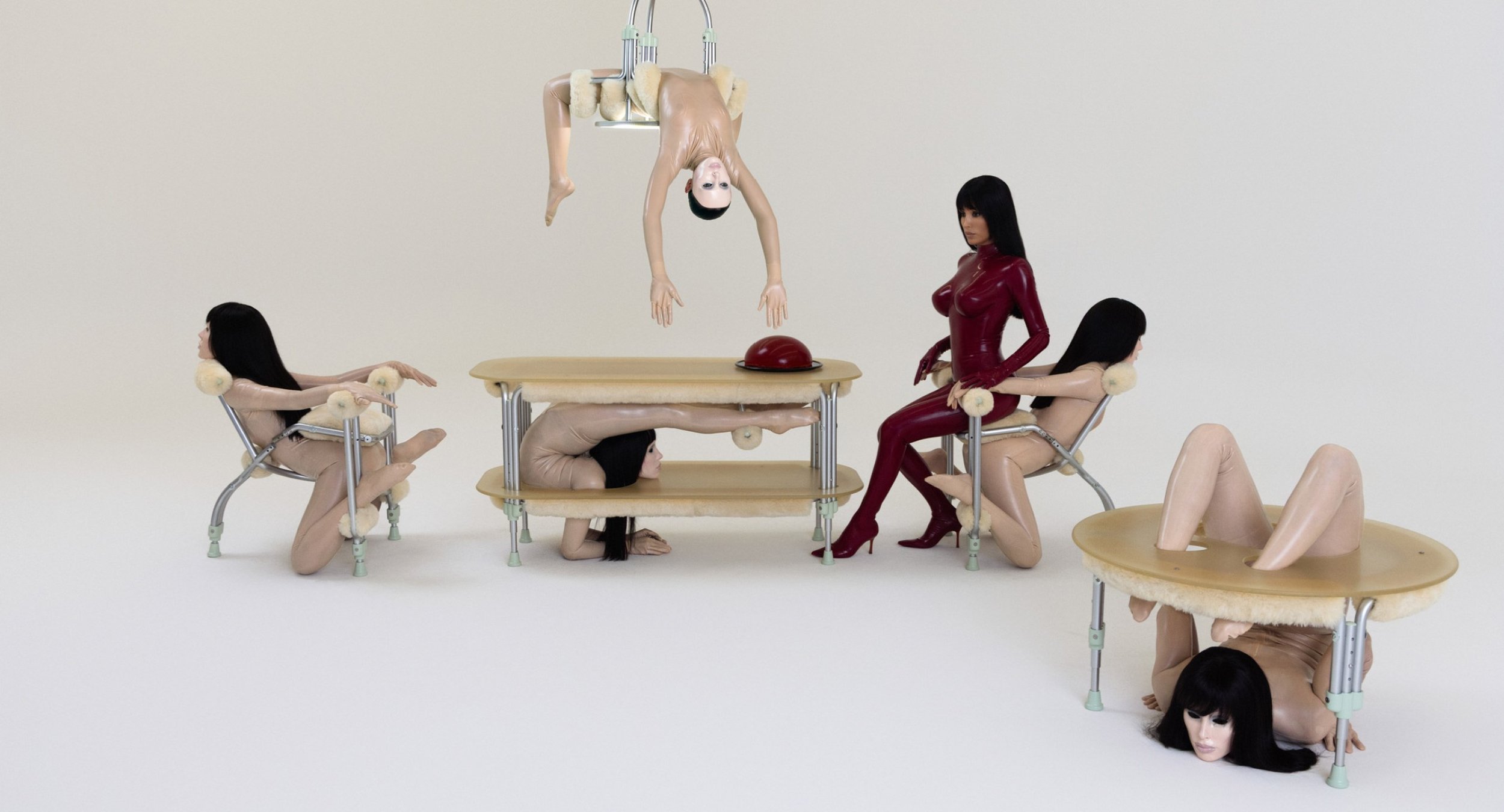 Bianca Censori Bio Pop installation detail