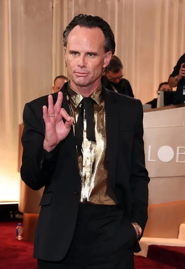 Actor Walton-Goggins at Golden Globes