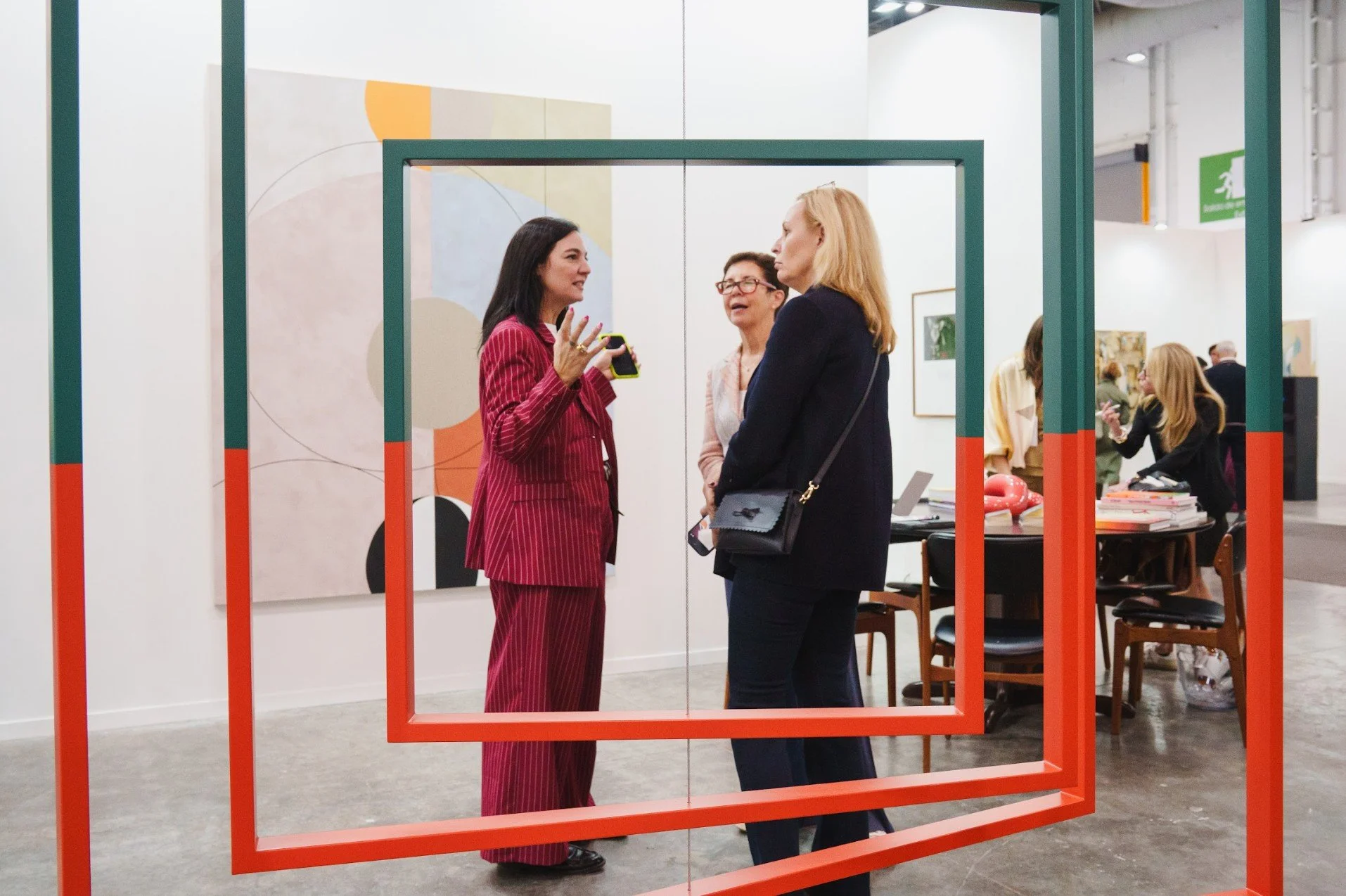 Art installation inside Zona Maco Art fair