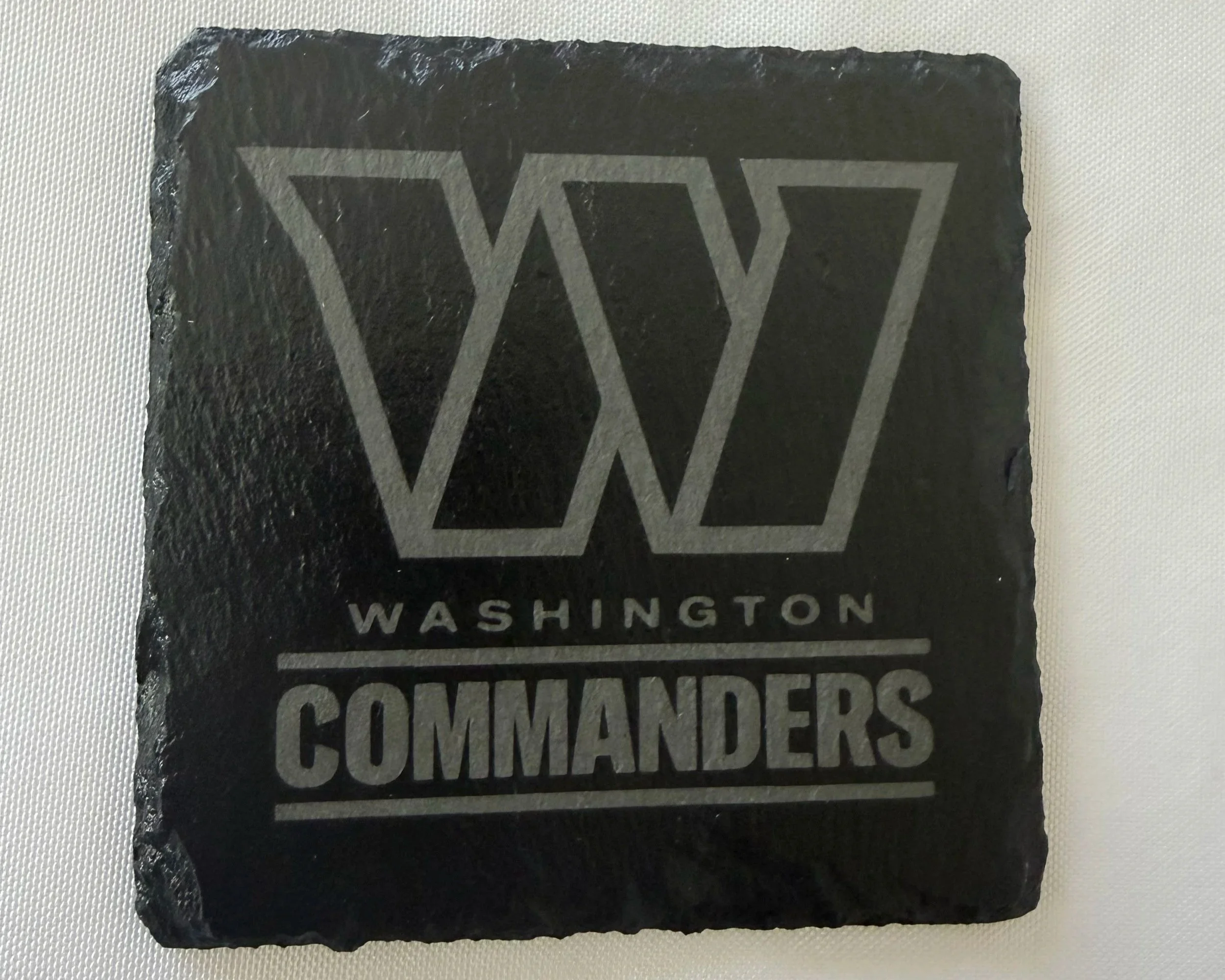 Slate coaster: Commanders