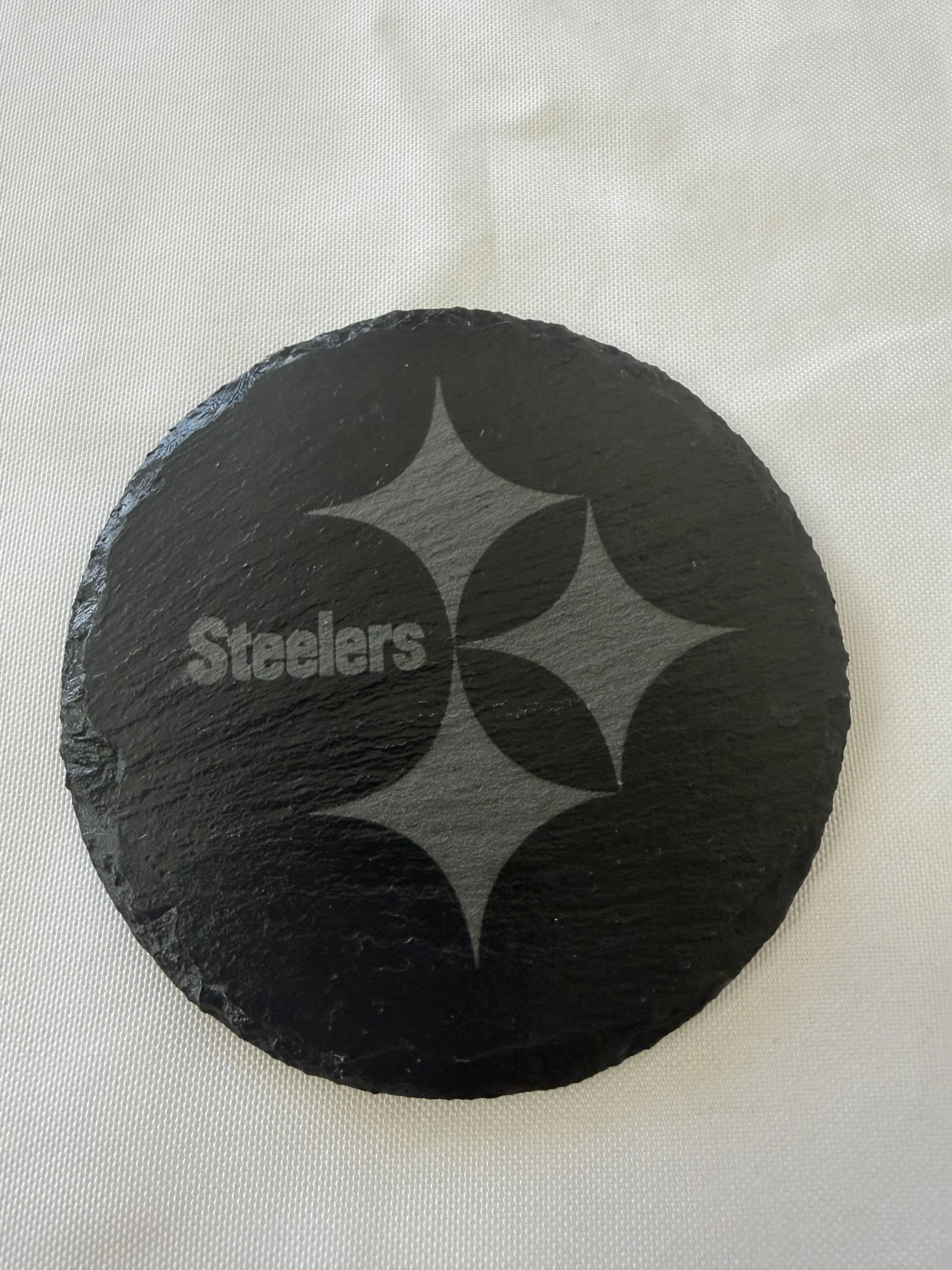 Slate coaster: STEELERS
