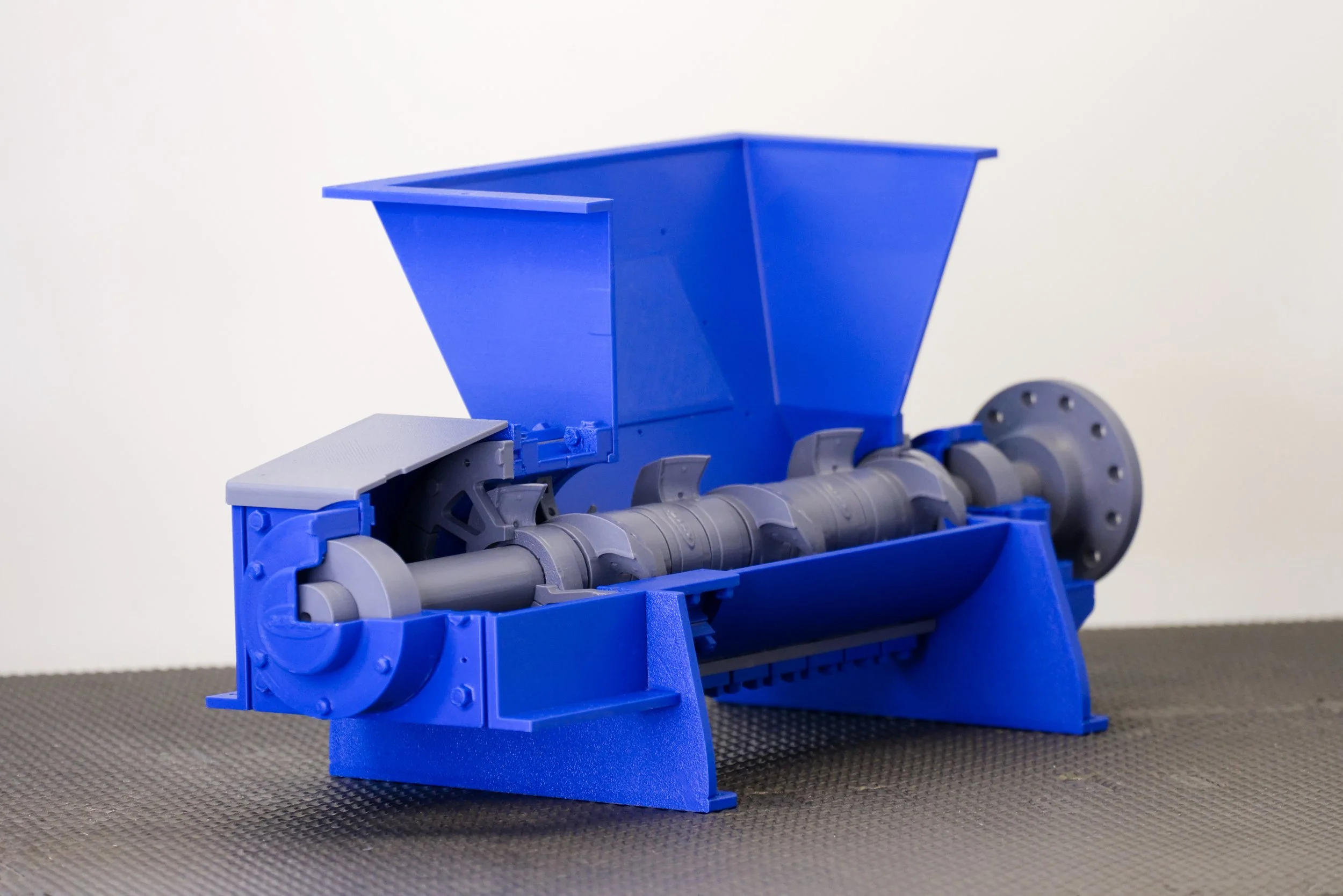 3D Printed Interactive Industial Machine Model