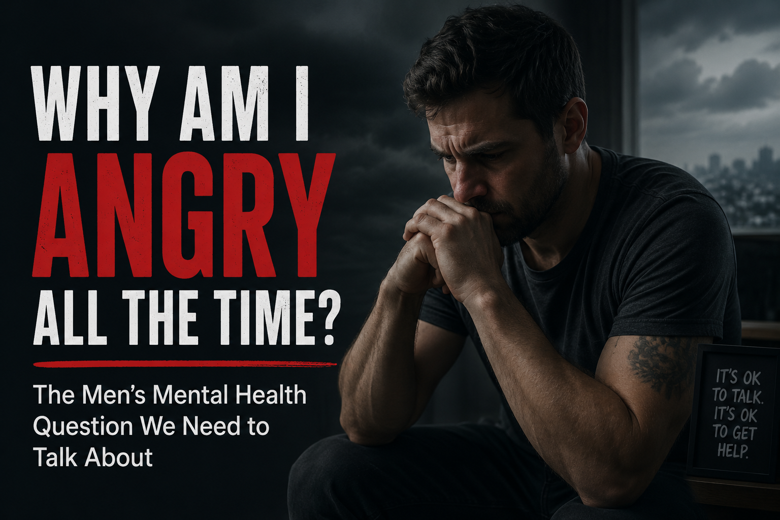 Why Am I Angry All the Time? The Men’s Mental Health Question We Need to Talk About