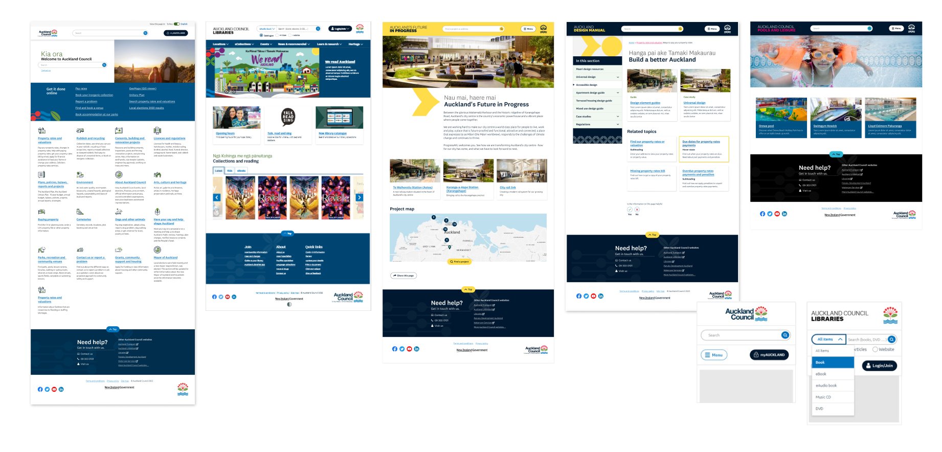 Examples of high fidelity mock ups to showcase approach. I always mock up the vision to ensure it visually and techically works.