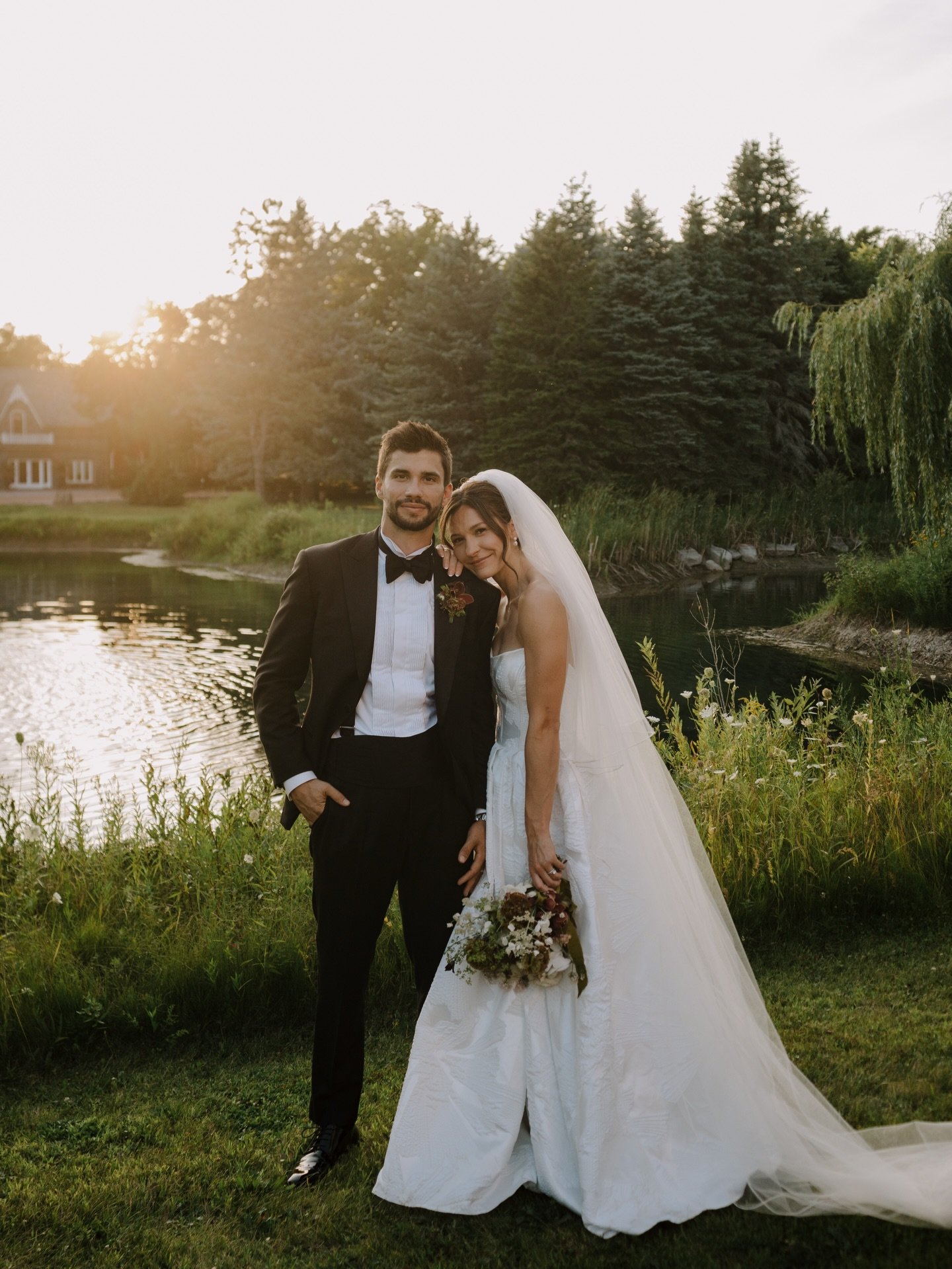 Thoughtful details, beautiful light, and a dance floor that absolutely delivered.

K &amp; T&rsquo;s celebration unfolded from a ceremony beneath the willow trees to golden hour portraits by the water, followed by an elevated tented reception filled 