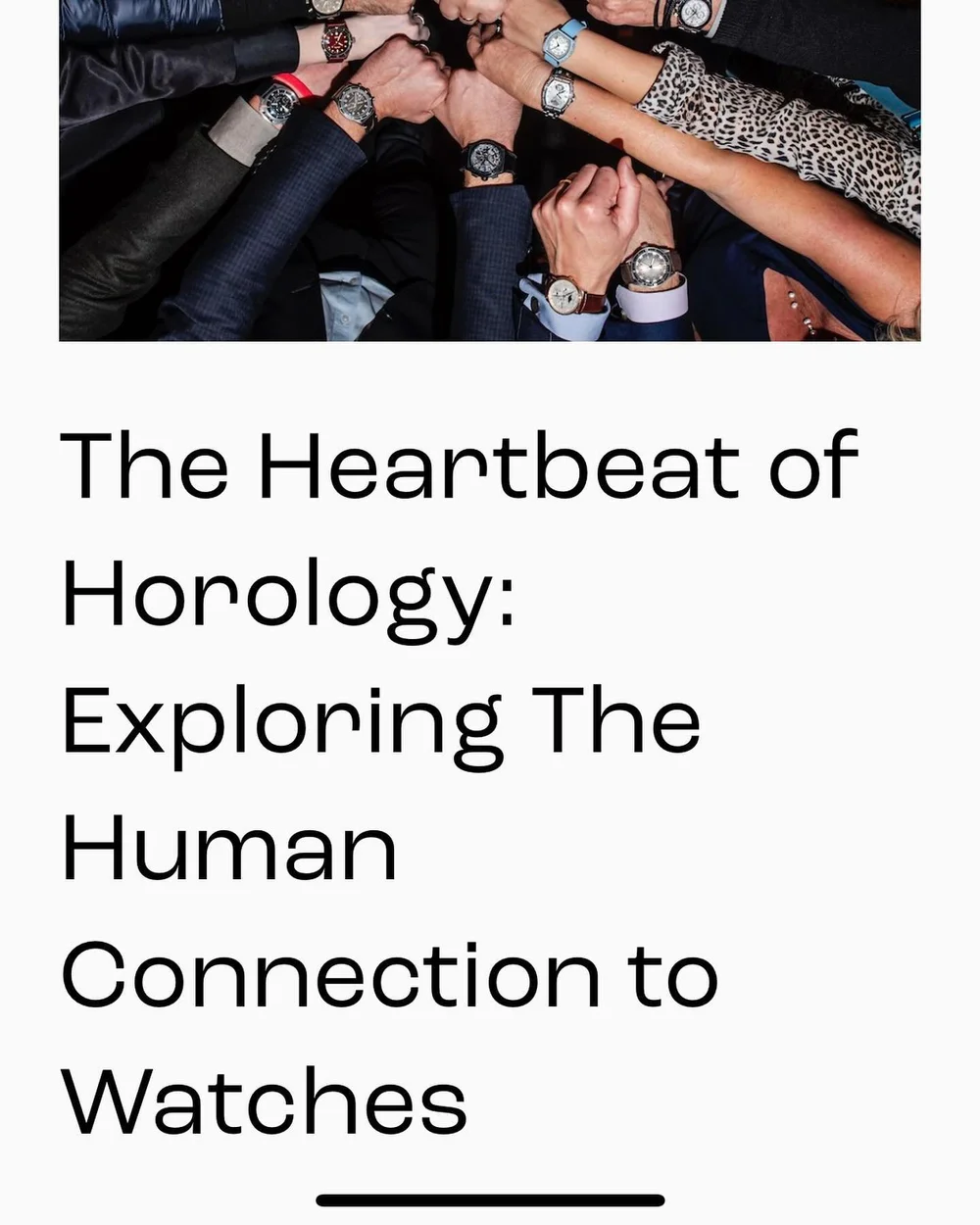 In this article, we explore the connection humans have to their watches, and question whether material cost and emotional value have any correlation. 

#watches #horology #timepiece #art