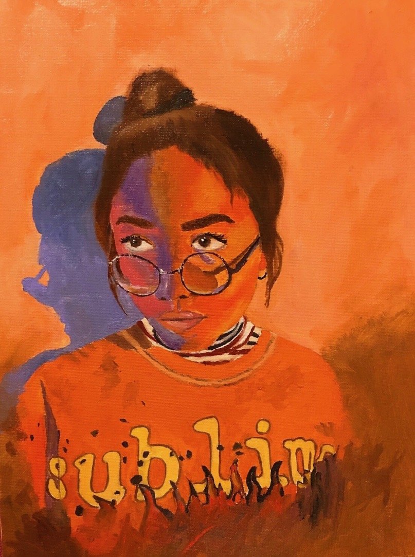 Helen, oil on panel