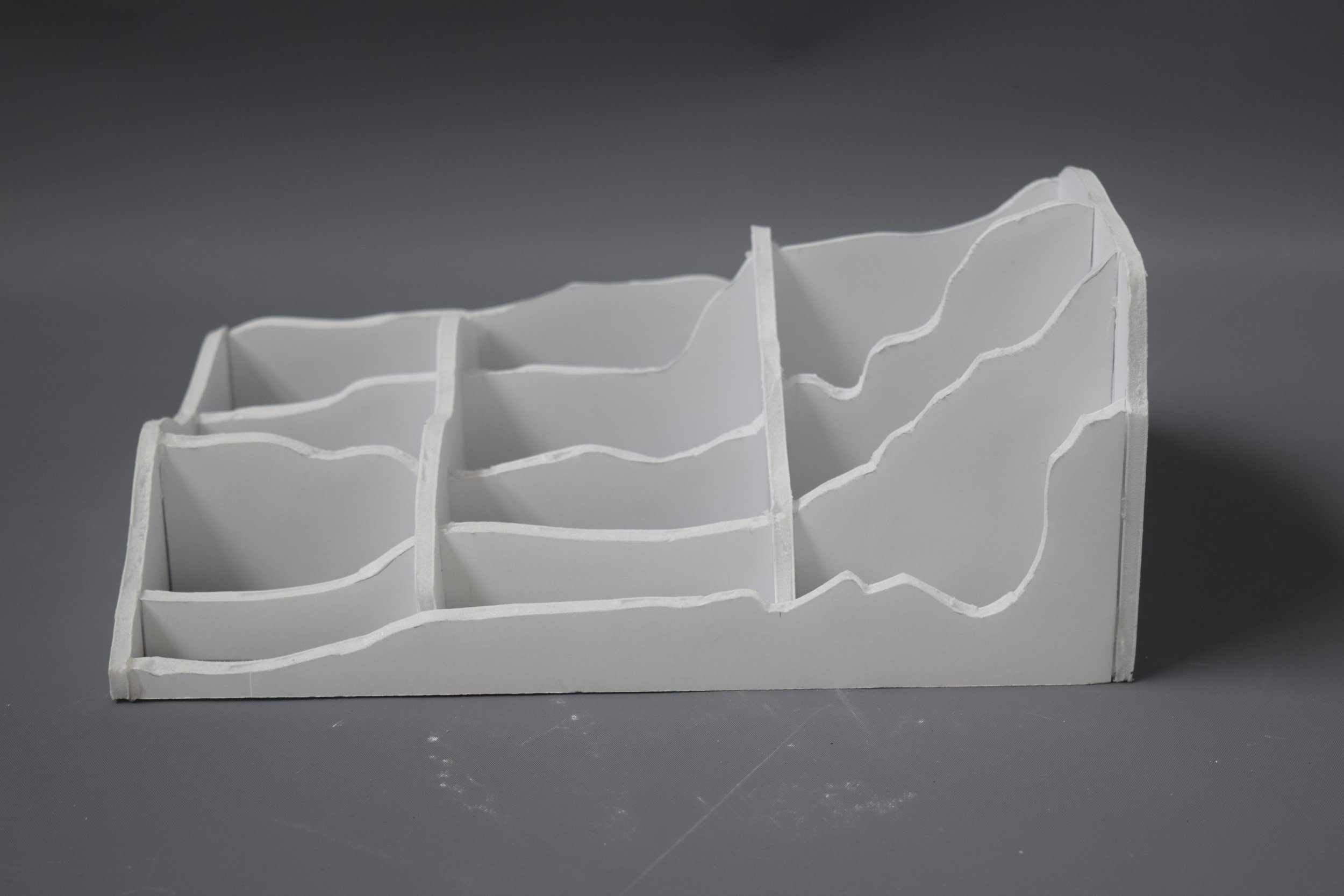 landscape, foam core.