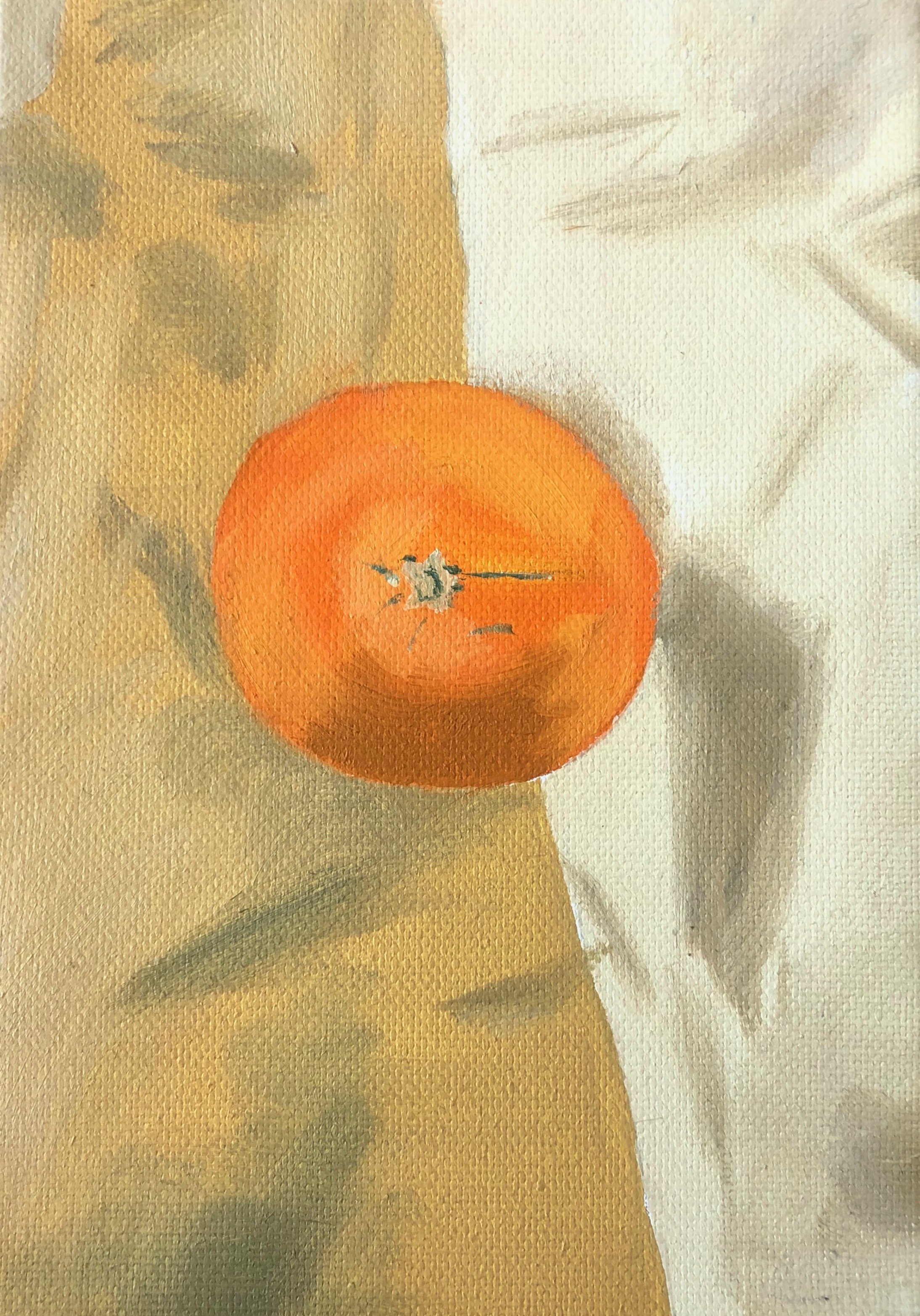 small study, clementine. oil on canvas