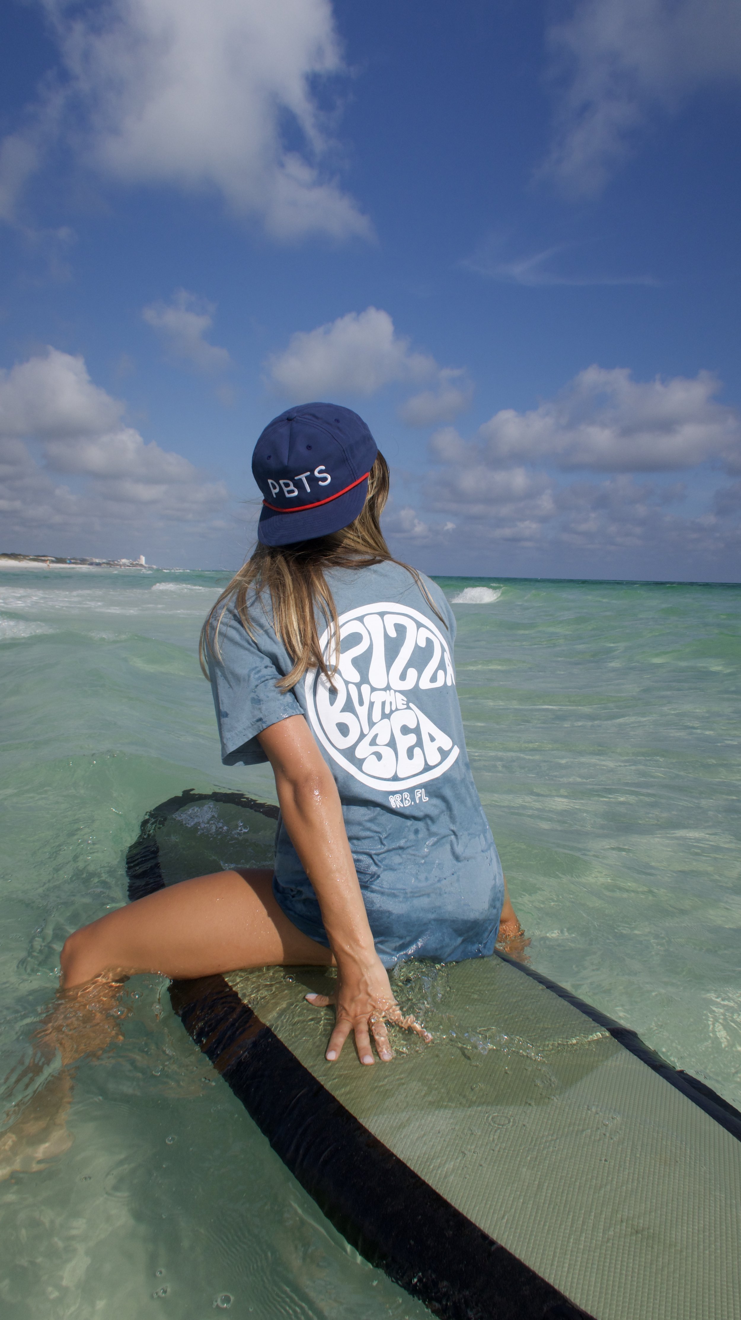 Missing Slice Blue Tee