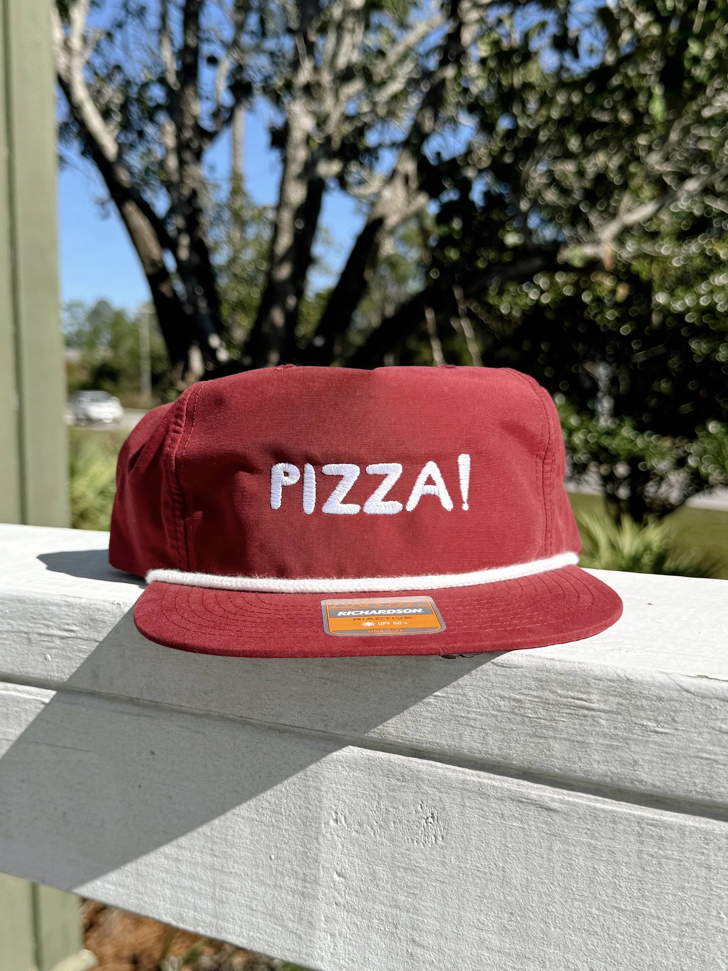 Pizza Hat - Crimson