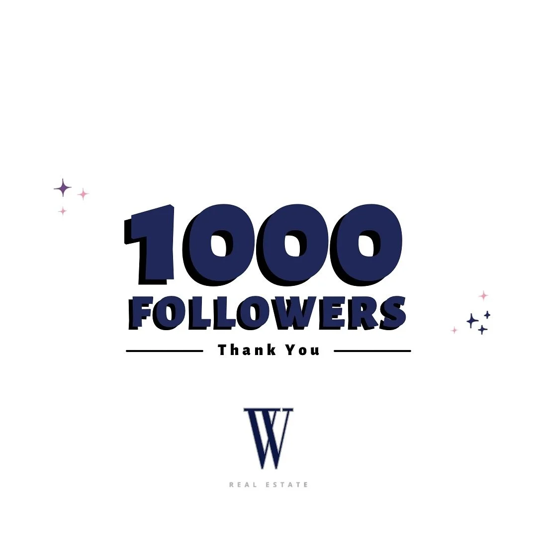 Wow! 

We&rsquo;ve hit 1,000 followers, and we couldn&rsquo;t be more grateful for each and every one of you! 🏡✨ 

Whether you&rsquo;re here for market updates, guidance, or getting to know the team, we appreciate your support in helping us grow thi