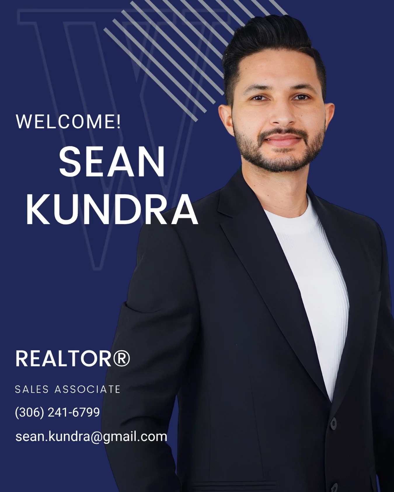 Welcome to W, Sean Kundra! 👋🏼

Sean is a dedicated real estate professional focused on helping clients navigate the buying and selling process with confidence. He specializes in both residential and commercial properties and is committed to deliver