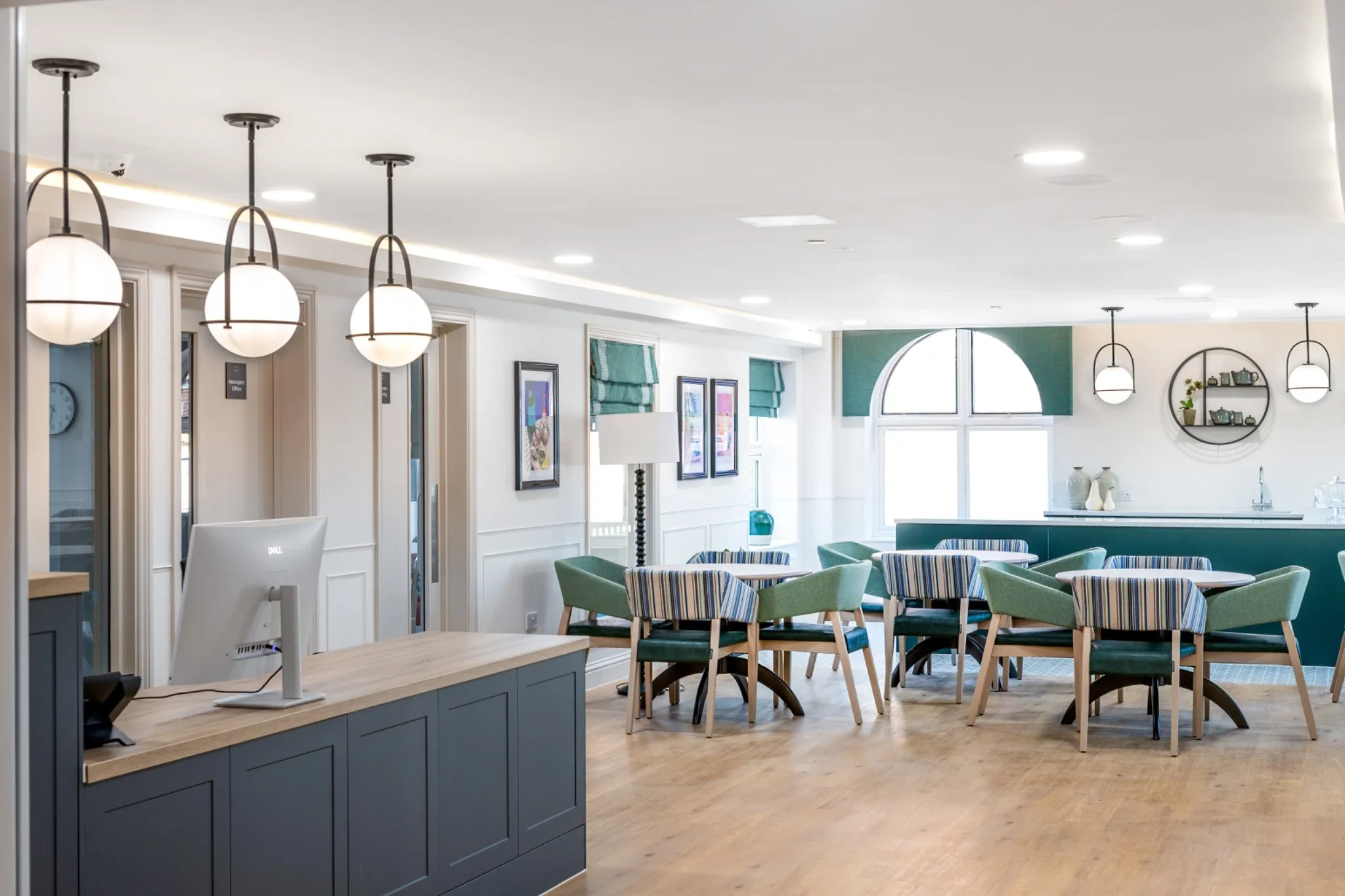 Entrance Hall, Care Home, Interior Design, Stylesmith Interiors