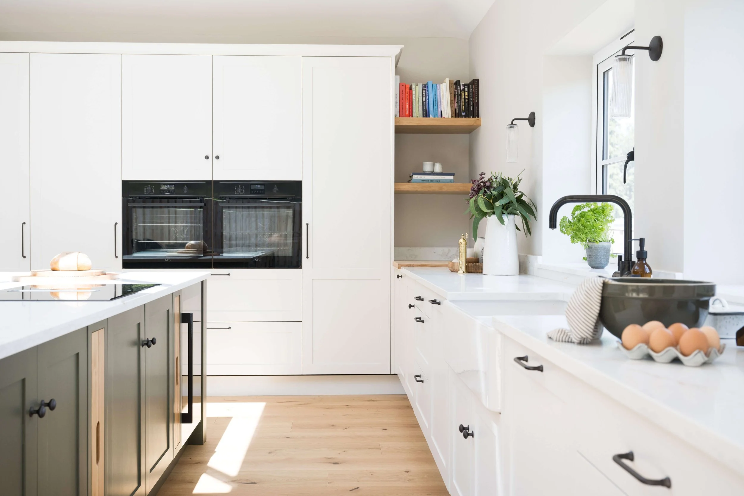 Bespoke handmade kitchen in York by StyleSmith Interiors, featuring timeless cabinetry, modern finishes, and expert interior design tailored for Yorkshire homes.