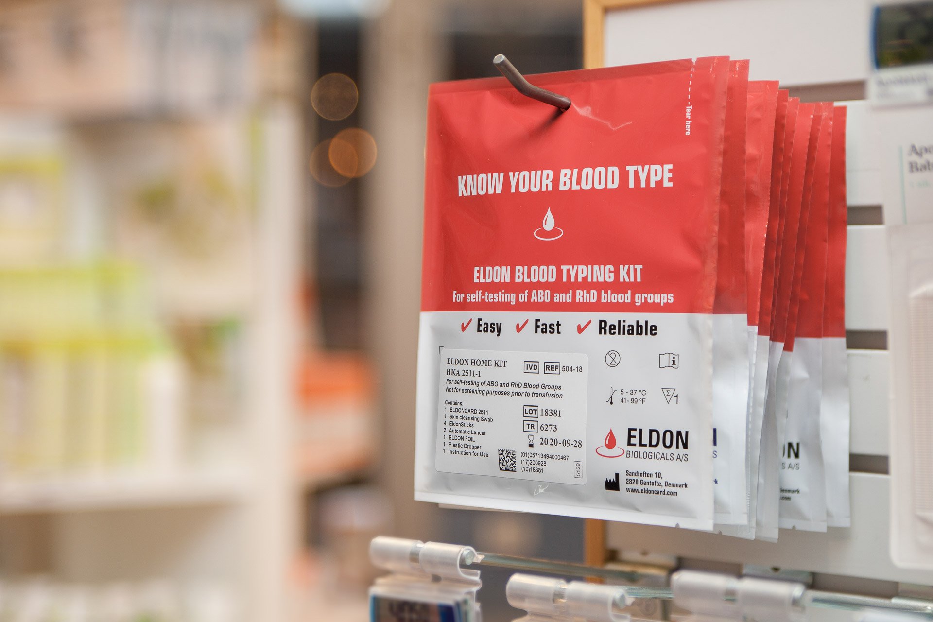 eldoncard blood type test