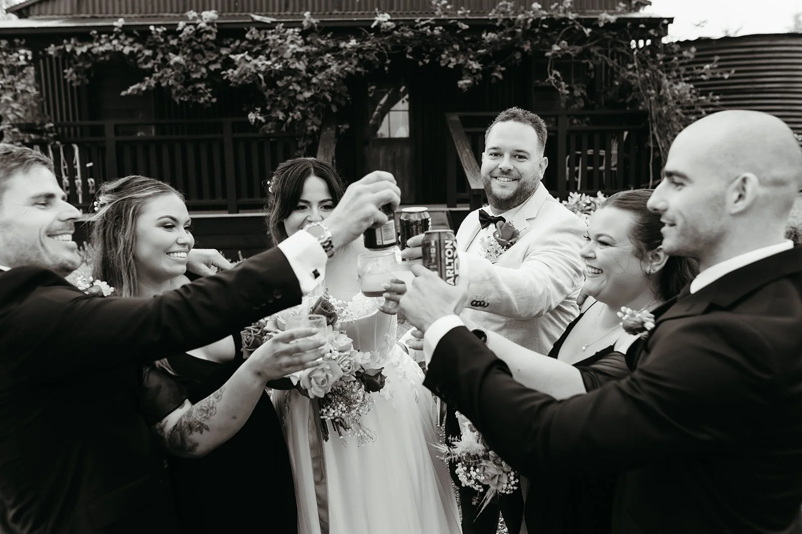 Wedding reception bar service