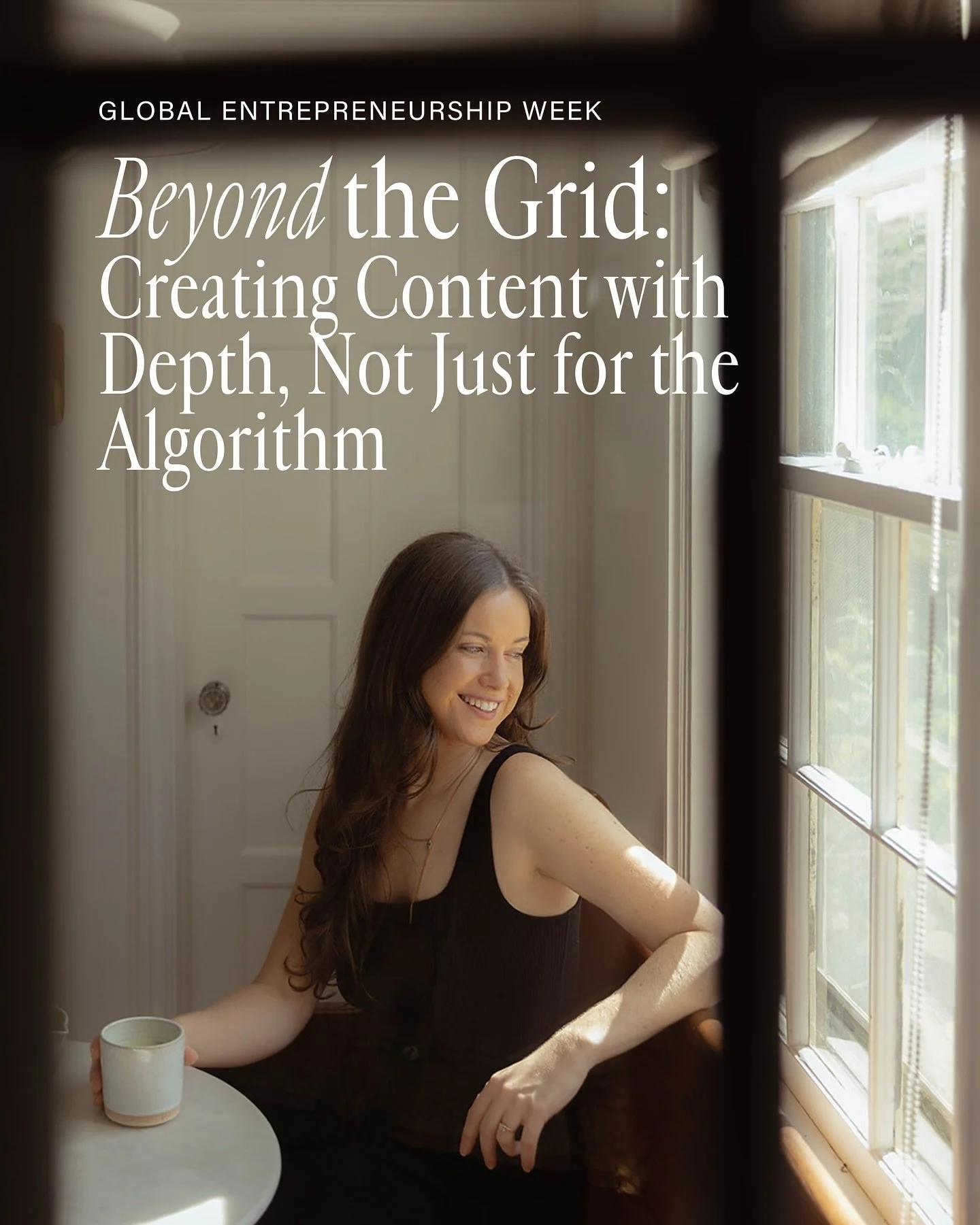 We&rsquo;re excited to share that our founder has been selected to speak at this year&rsquo;s Global Entrepreneurship Week Kansas City! 💫
&nbsp;
Her session, Beyond the Grid, is about creating content that connects and showing up online as your full