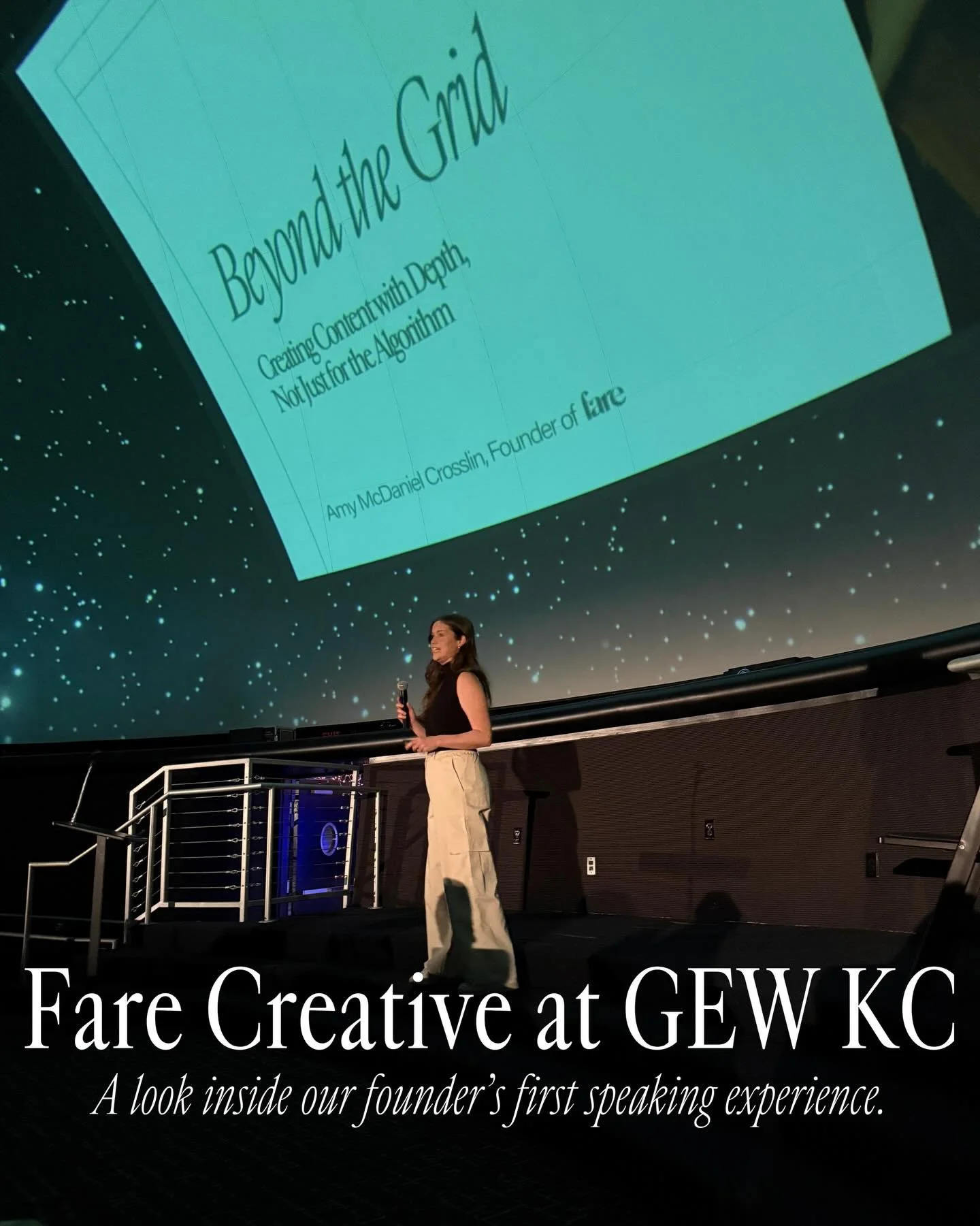 Last week, our founder had the opportunity to speak to a room full of beautiful entrepreneurs about her approach to creativity and meaningful content. We are still beaming with pride, witnessing Amy step into her power and share her gifts in a new wa