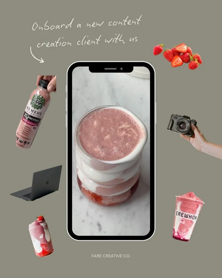 Onboard a new (manifested!) client with us 🍓

This year, we pivoted our focus to CPG brands in the wellness space, the exact brands we already love shopping in the @wholefoods and @erewhon aisles. We set the vision, we crystal got clear, and we call