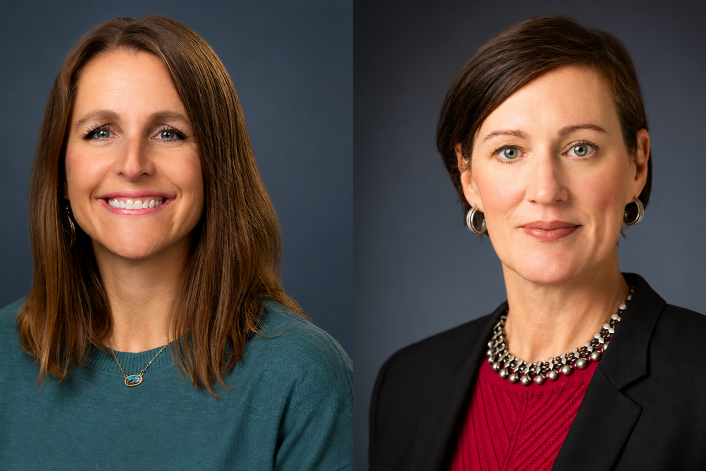 Professional advisor relations: Michelle Gleason and Rachel Bailey