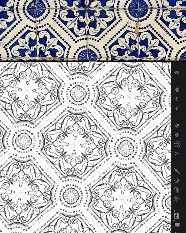 Still enjoying sketching these and will probably continue after #the100dayproject2025 is done.
#the100dayproject #azulejo #azulejoportugues #iornamentapp #martaharveyart