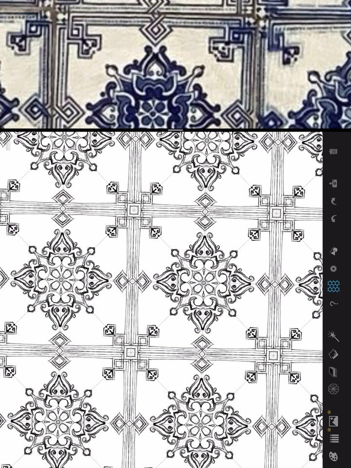 Worked on this beautiful azulejo today, and really looking forward to having both hands to create with after 6 weeks.  The cast comes off tomorrow!!! Yay!!
#azulejoportugu&ecirc;s #azulejoportugues #azulejo #iornamentapp #martaharveyart