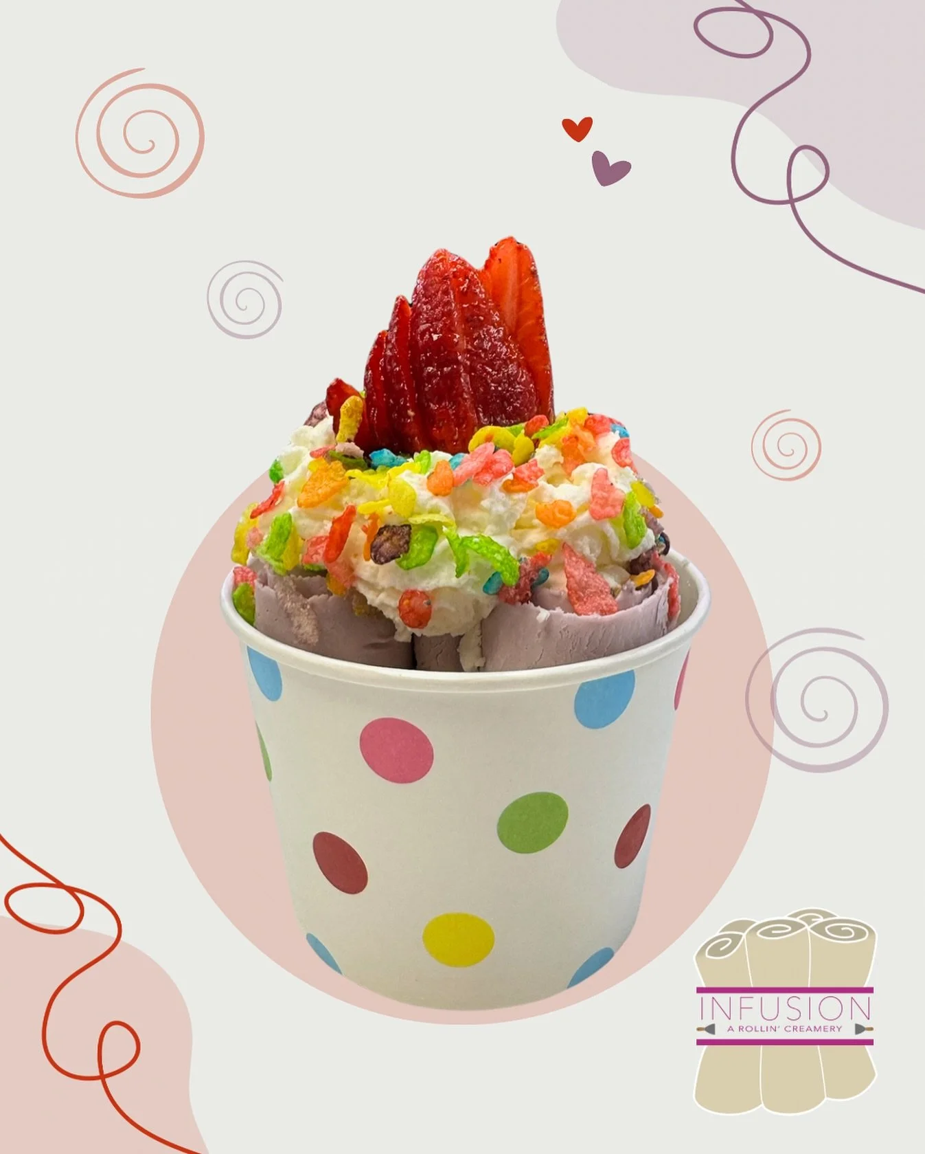 Colorful. Creamy. Crunchy. π
1104 Royal Palm Beach Blvd 
Royal Palm Beach Fl, 33411
Monday-Thursday 1pm-9pm
Friday & Saturday 12:30pm-10pm
Sunday 12:30pm-9pm
#royalpalmbeach #icecream #rolledicecream #thaiicecream #boba #bobatea #bubbletea #i