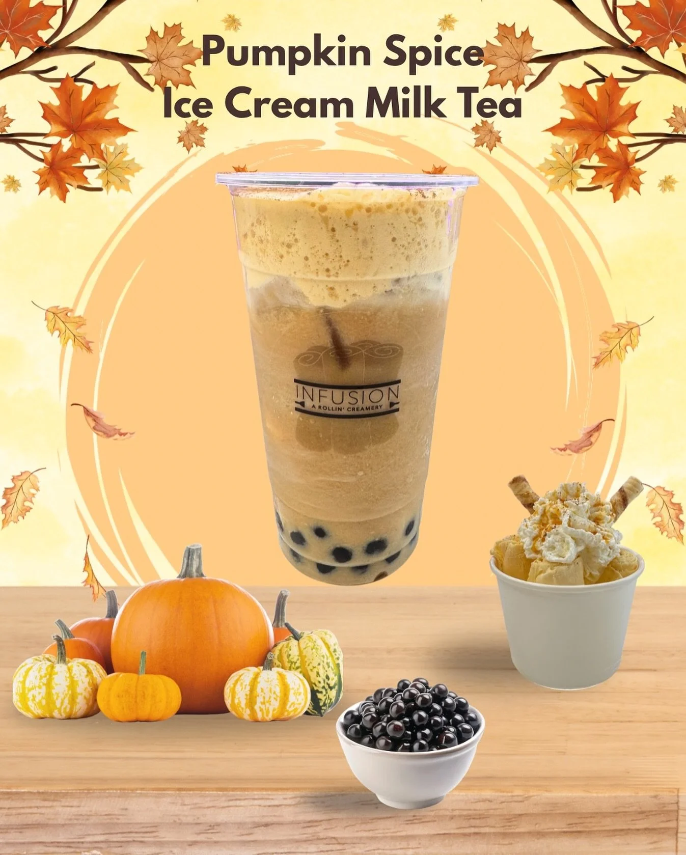 Ice cream, boba, pumpkin spice… what more could you ask for? πβ¨
1104 Royal Palm Beach Blvd 
Royal Palm Beach Fl, 33411
Monday-Thursday 1pm-9pm
Friday & Saturday 12:30pm-10pm
Sunday 12:30pm-9pm
#royalpalmbeach #icecream #rolledicecream